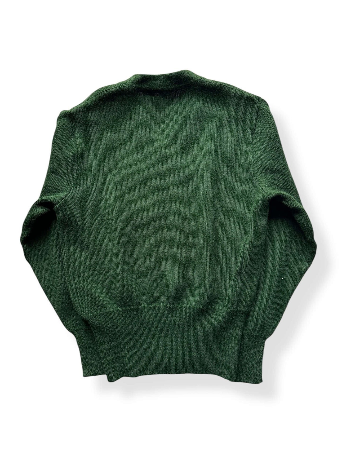 Back of Vintage Nelson Knitting Mills Wool Sweater SZ M