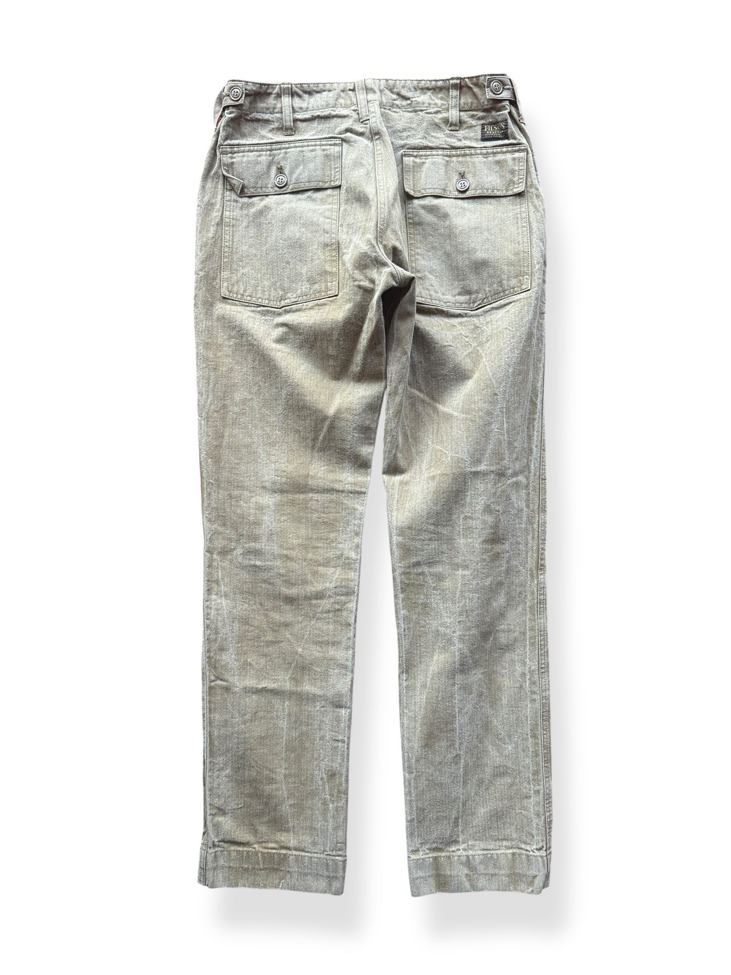 Back of Modern Filson HBT Field Supply Trousers W32