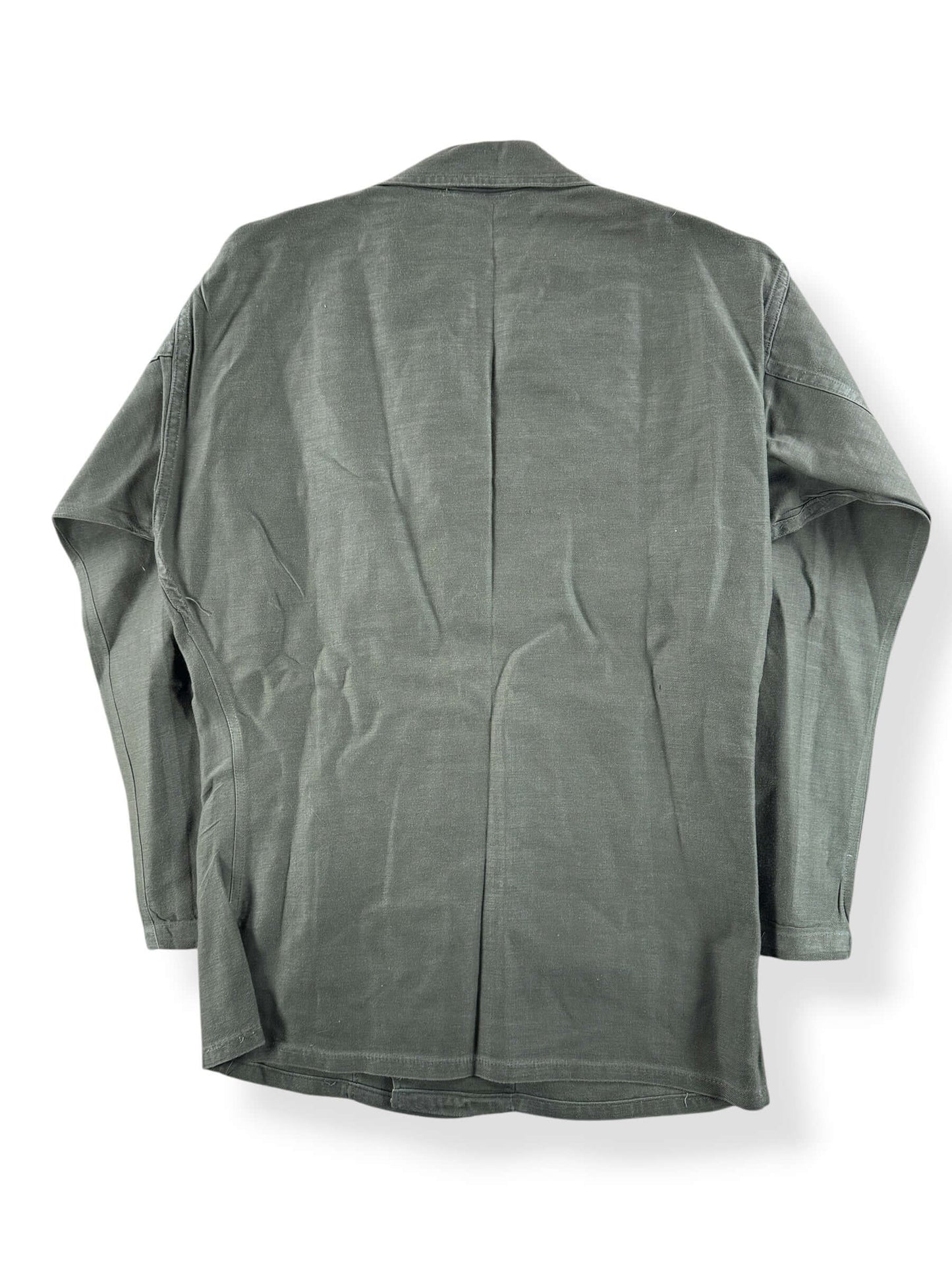 Back of Vintage Vietnam Era OG-107 Shirt SZ M