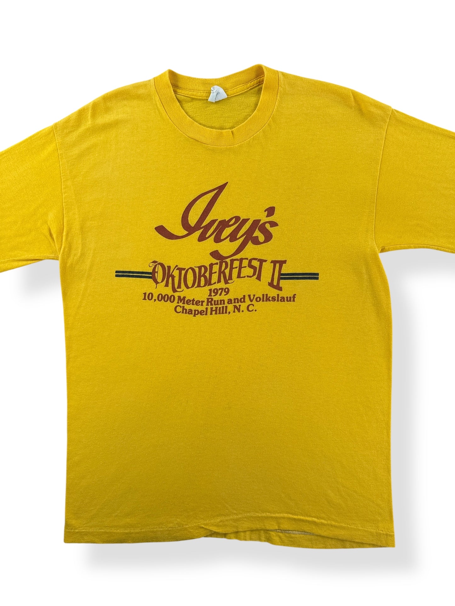 Front Close Up of Vintage 1979 Ivey's Oktoberfest Tee SZ S