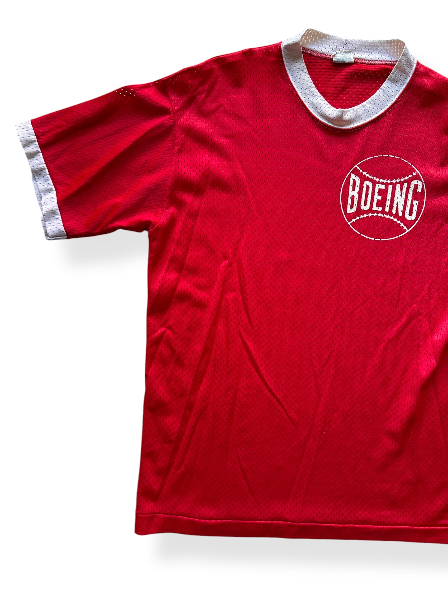 Front Right of Vintage Boeing Champion Jersey SZ L