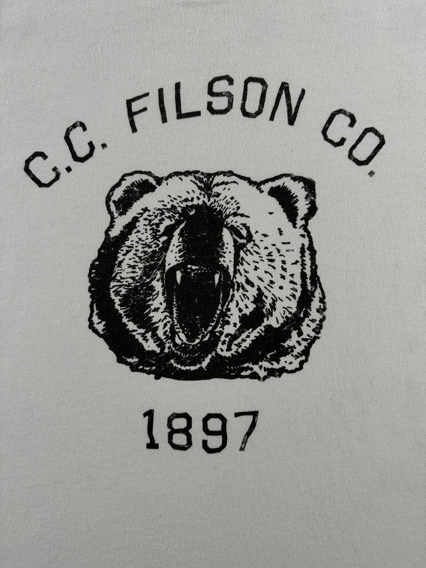 Front Graphic of Modern Filson Bear Tee SZ M