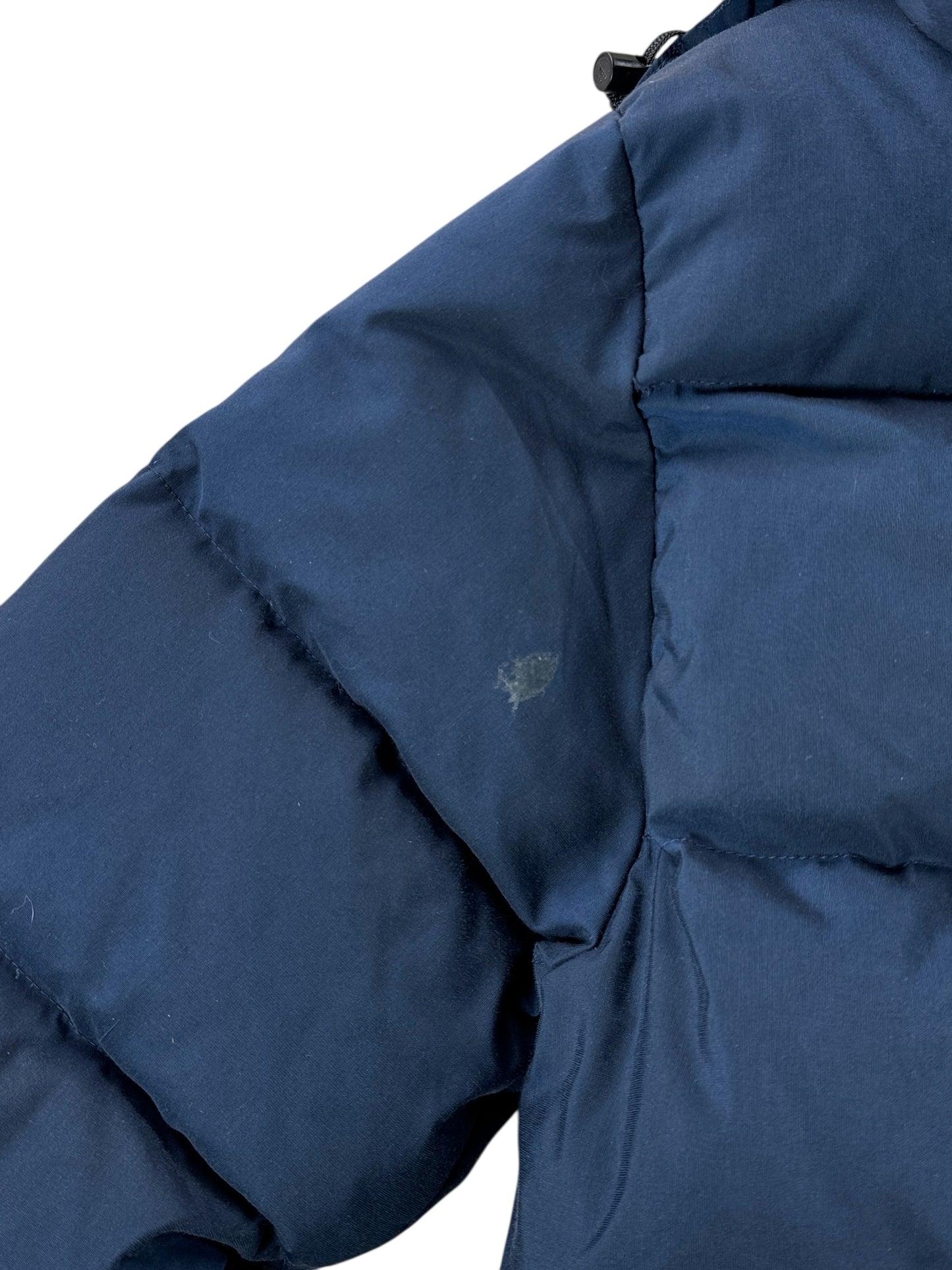 Stain on Back of Modern Crescent Down Works Jacket SZ M