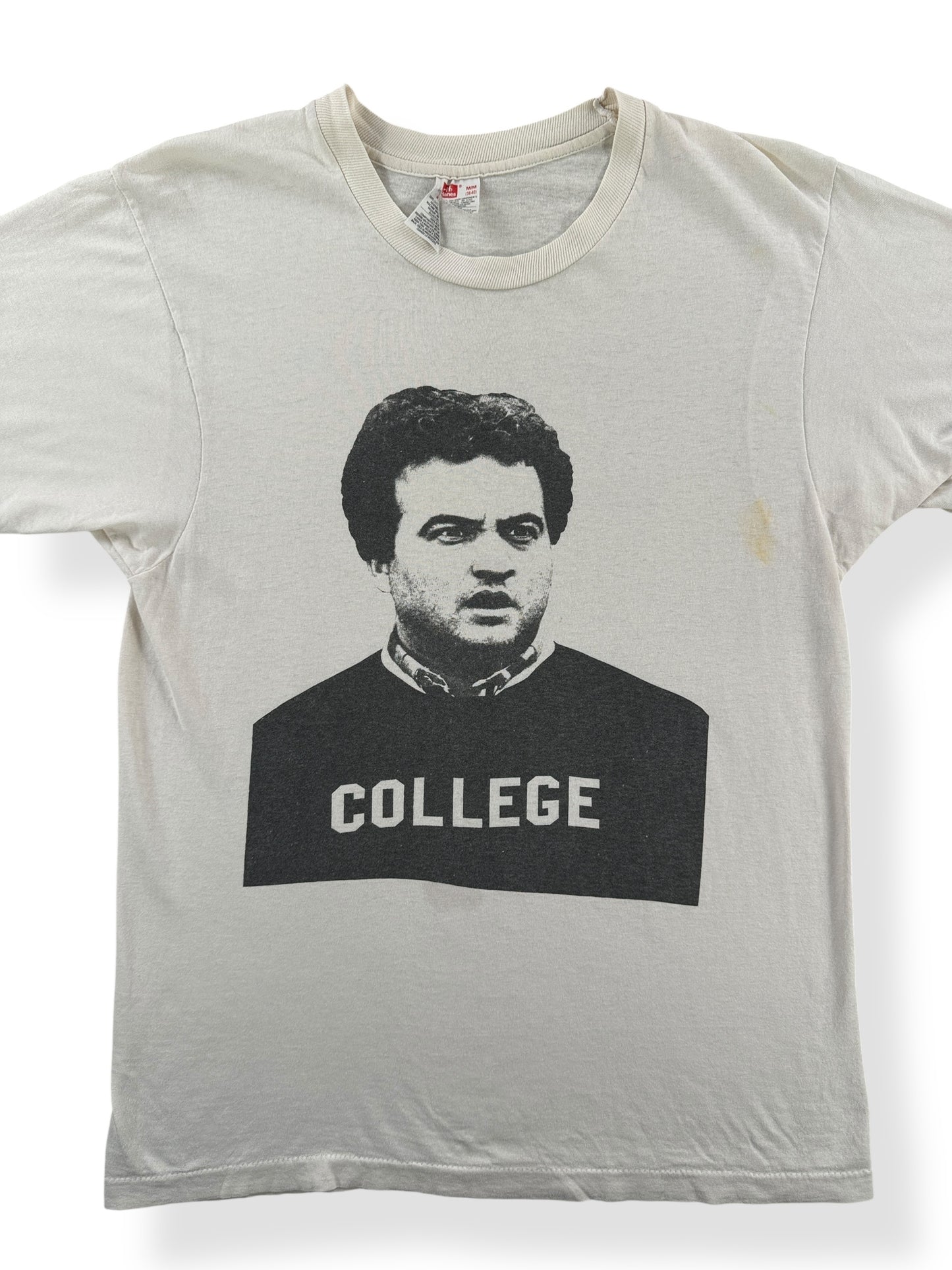 Front Close Up of Vintage John Belushi Tee SZ S