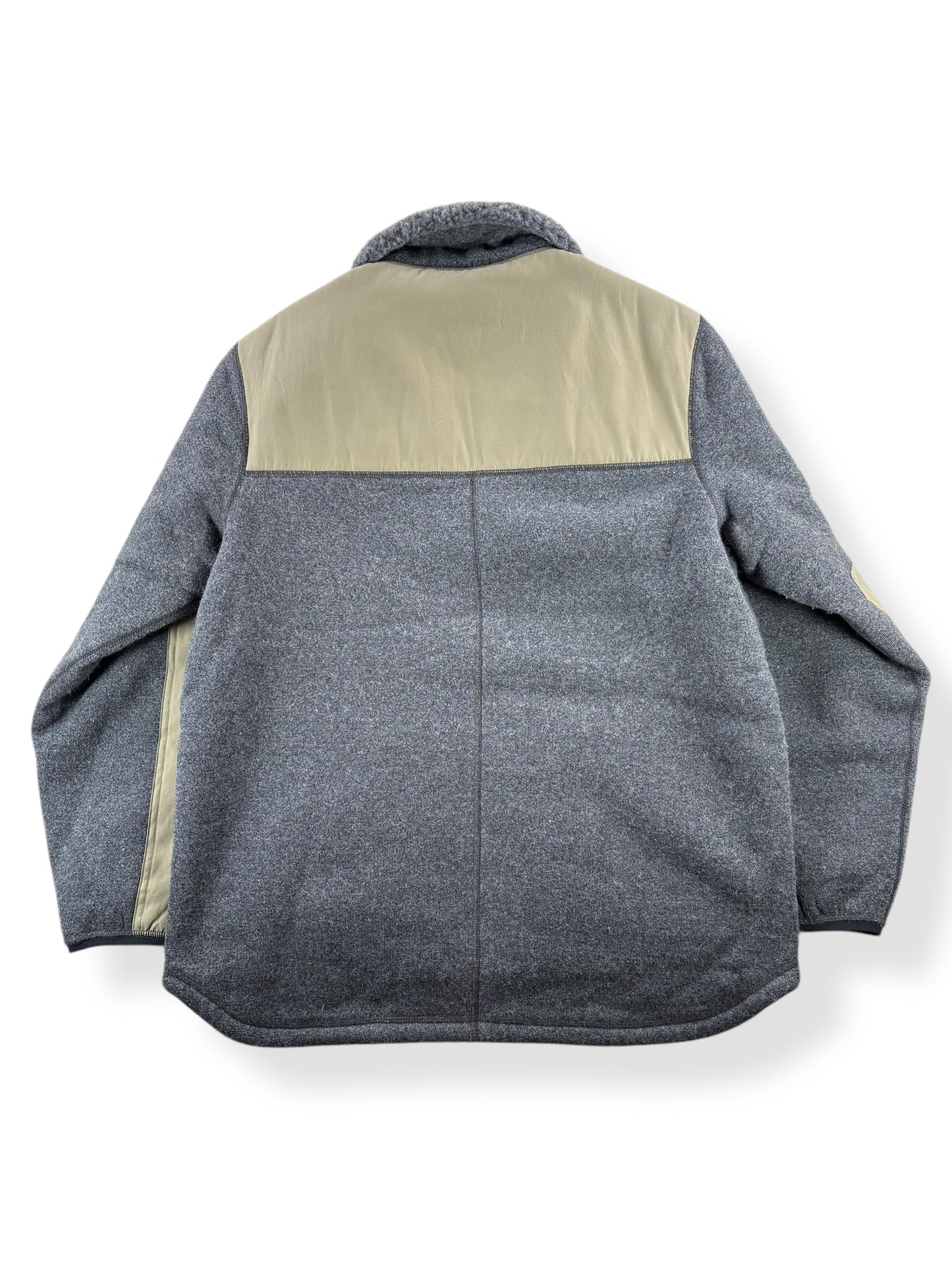 Back of Modern Filson Zip Up Wool Fleece Jacket SZ L