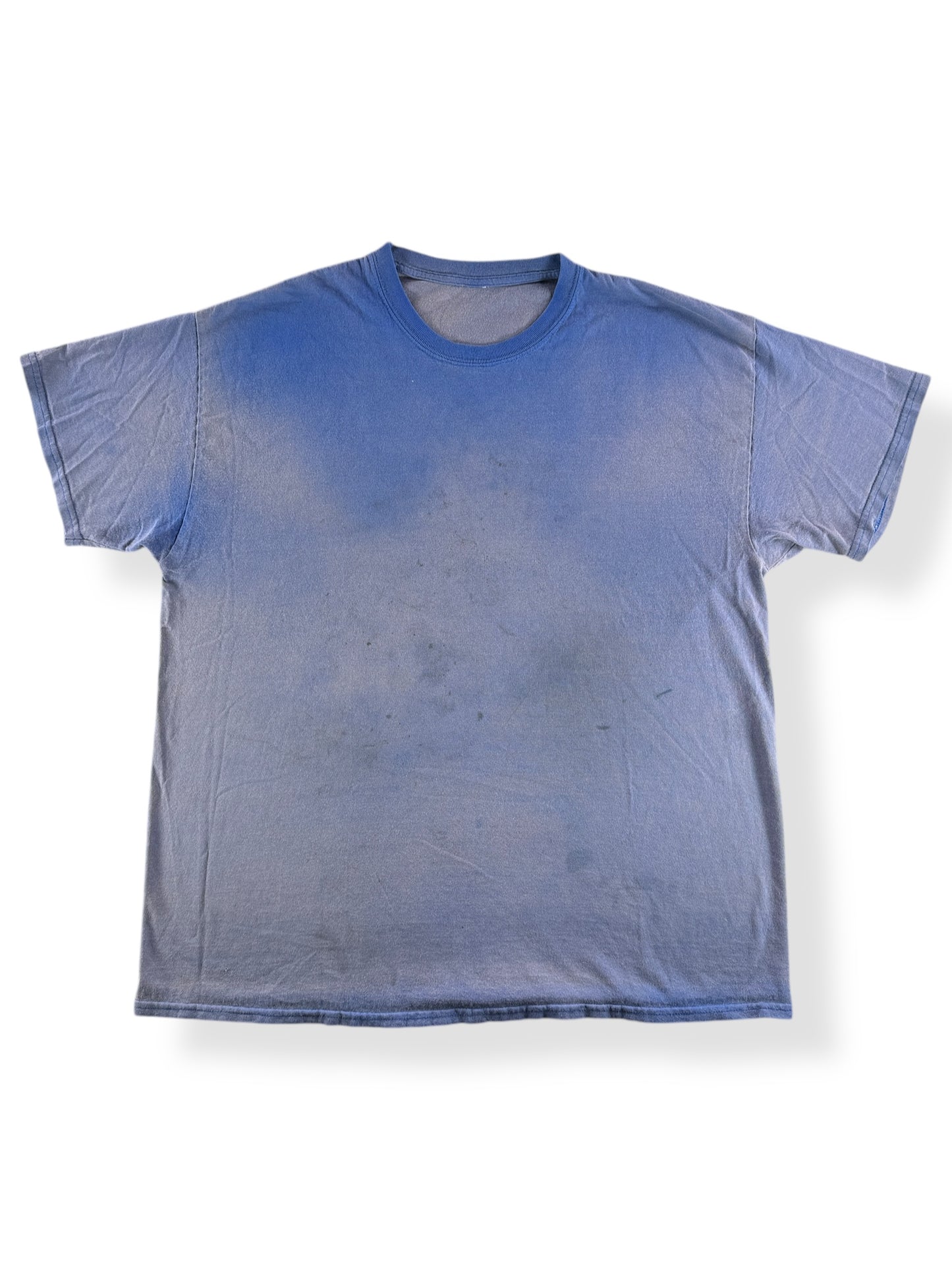 Front of Vintage Blue Fader Tee SZ XL