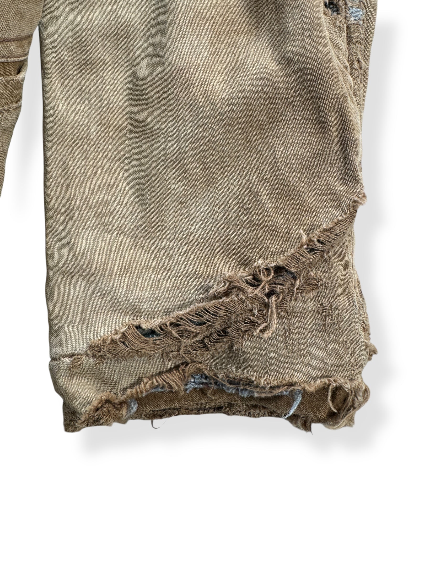 Cuff on Vintage 40s Era Blanket Lined Work Jacket SZ S