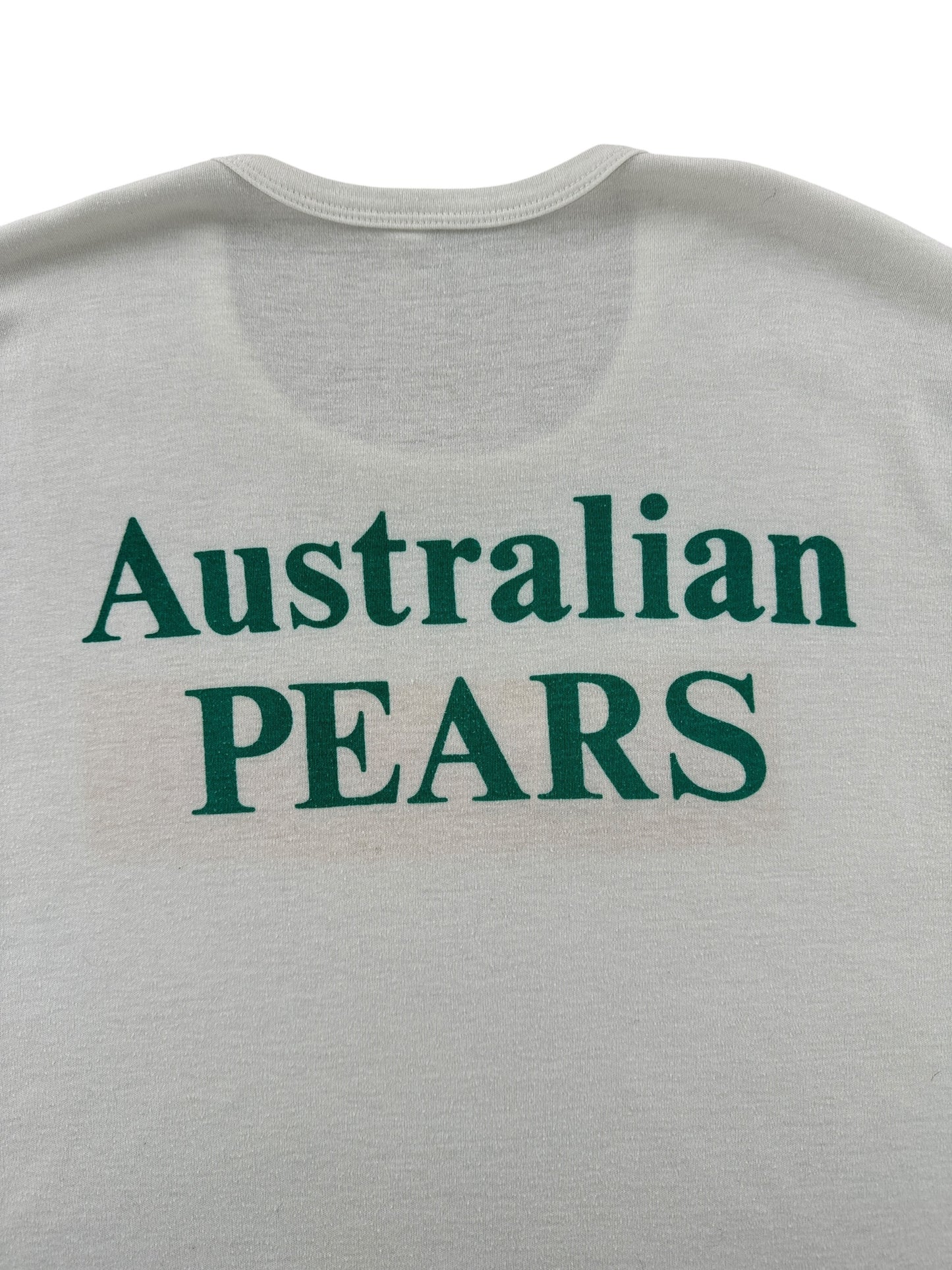 Back Graphic of Vintage Sunmaster Australian Pears Tee SZ S