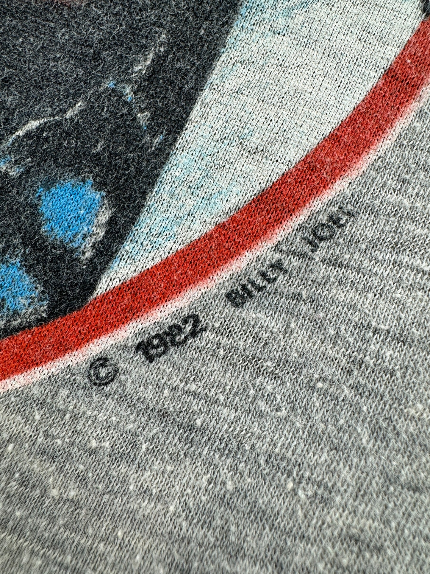 Trademark on Vintage Billy Joel Behind The Nylon Curtain Raglan 1982 Tour Tee SZ M