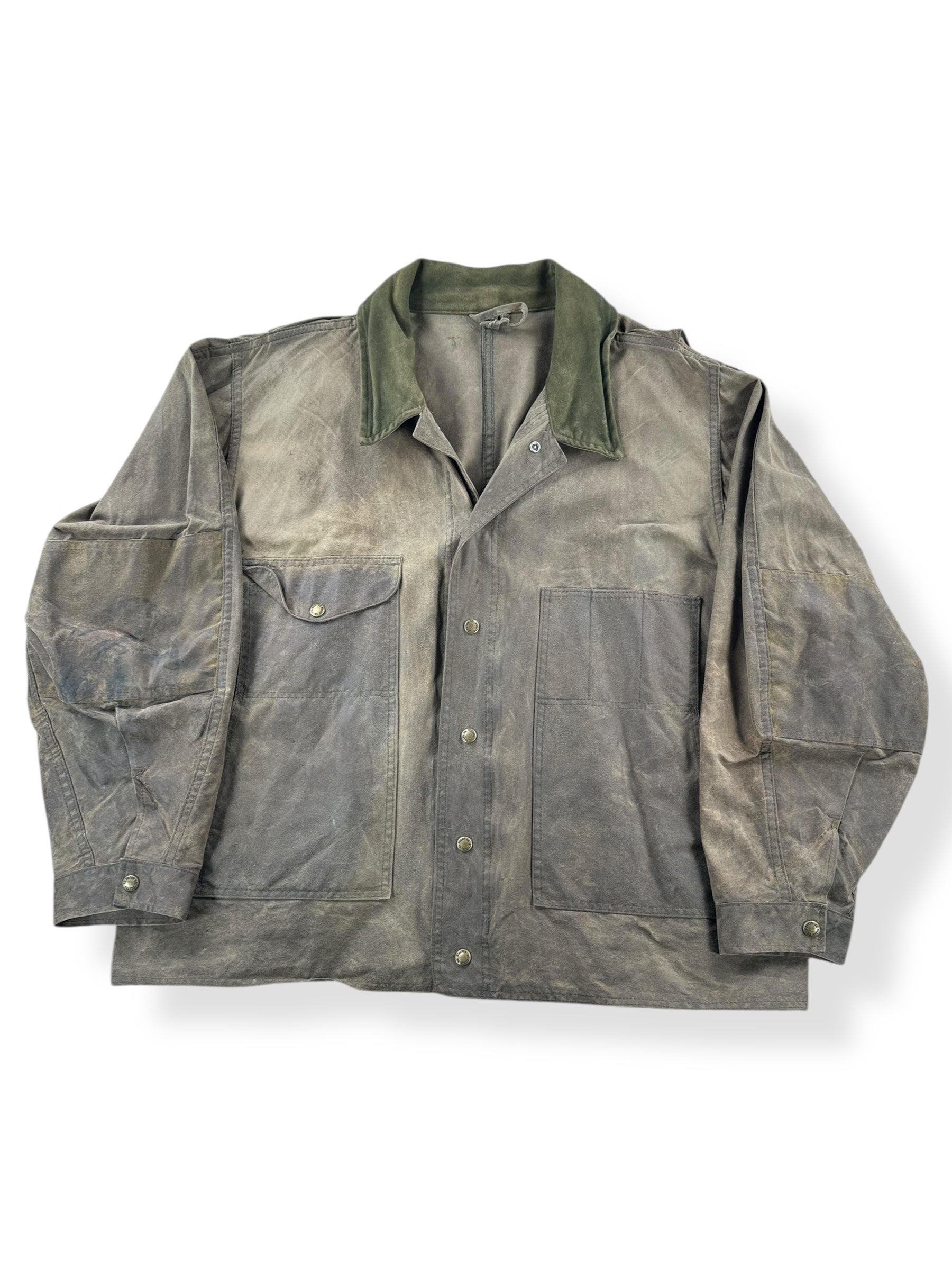 Front of Filson Tin Cloth Field Jacket SZ XXL AS IS