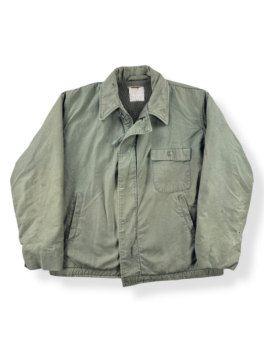 Front of Vintage A-2 Deck Jacket SZ L