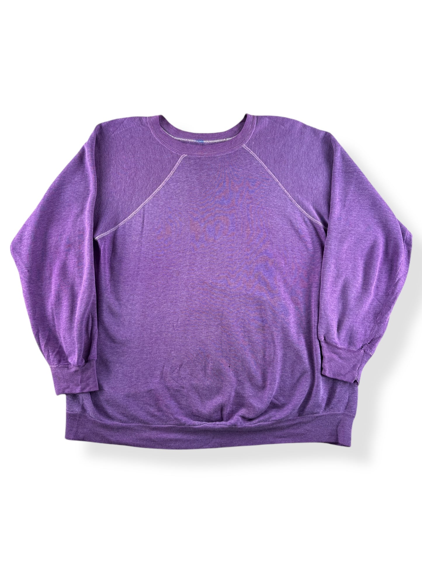 Front of Vintage Purple Blank Crewneck SZ XL