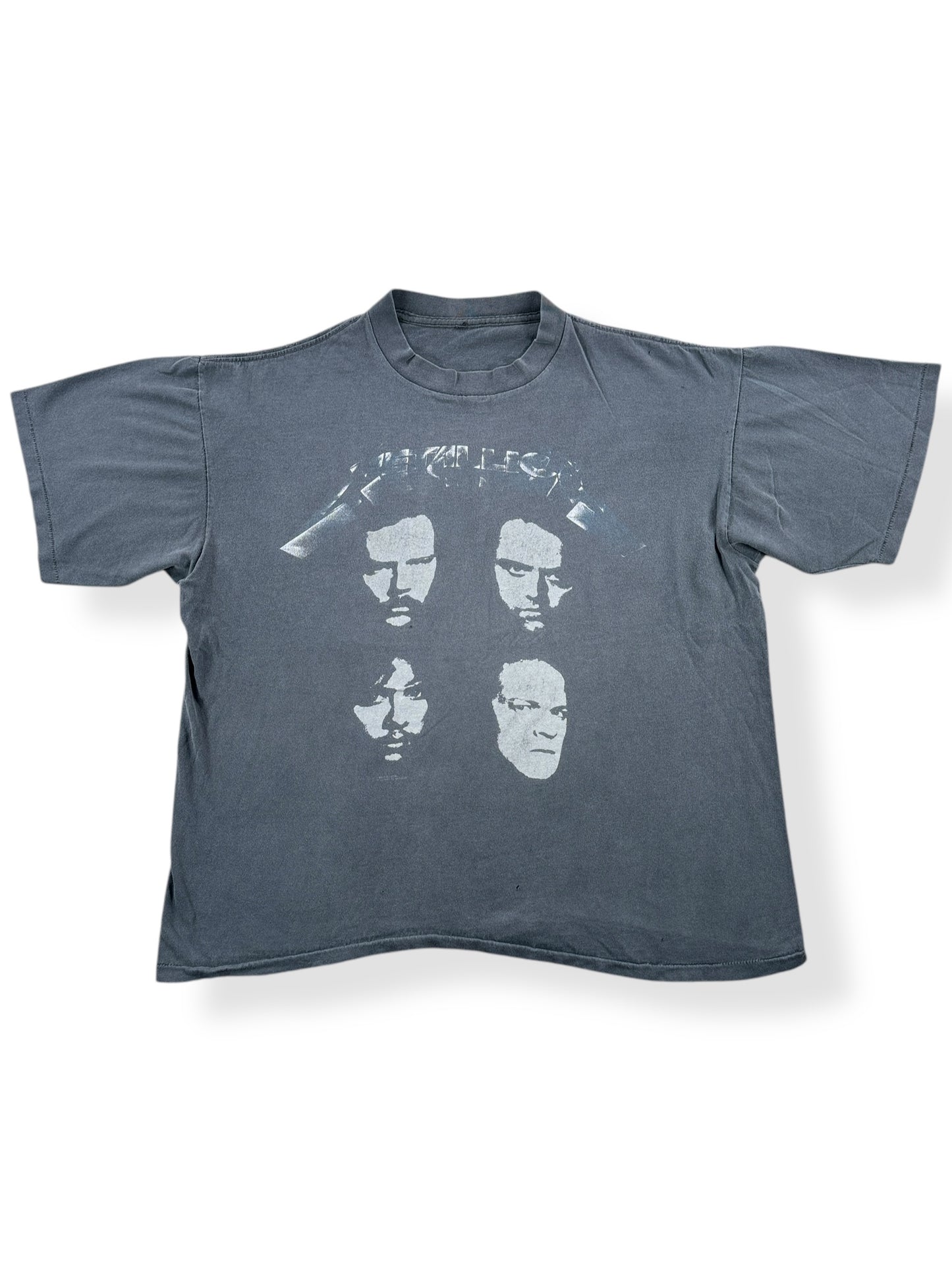 Front of Vintage 1991 Metallica Black Album Tour Tee SZ XL