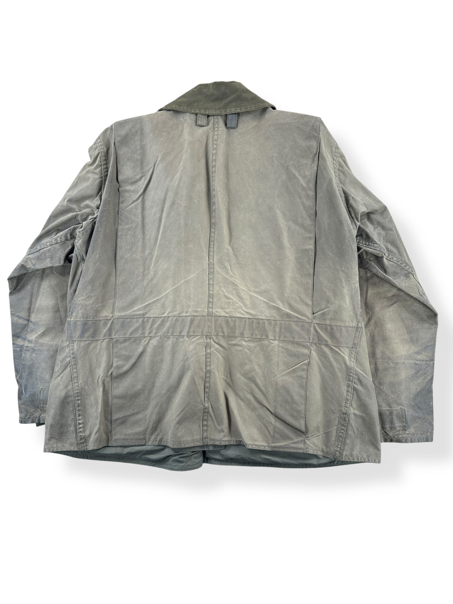 Back of Vintage Filson Shelter Cloth Waterfowl Wading Jacket SZ XL
