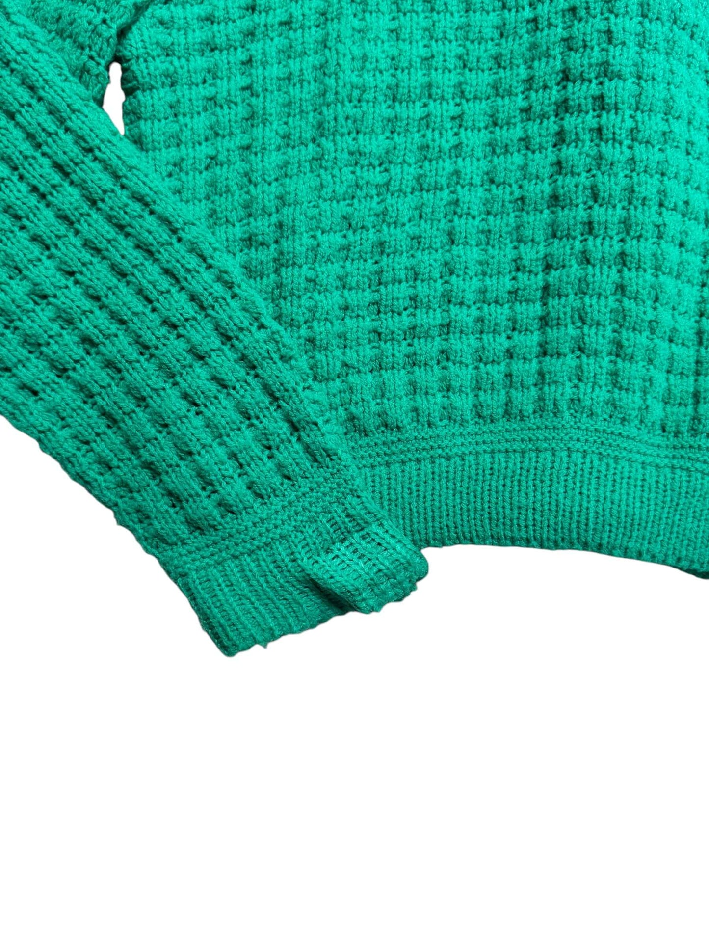 Weird cuff 1960s "Luxury of Cashmere" Orlon Sayelle Cardigan M