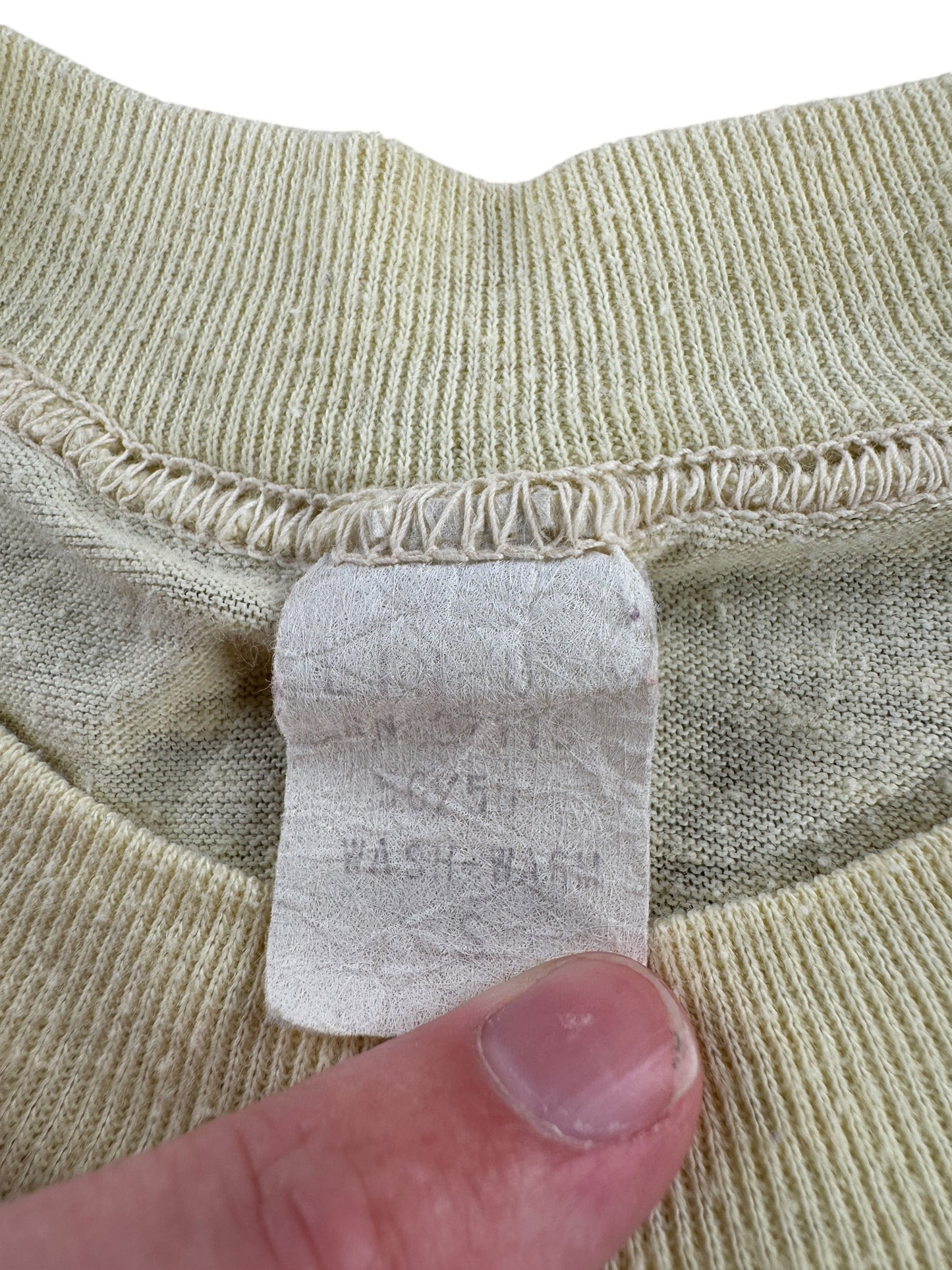 Tag on Vintage 1981 Zz Top Tee SZ XS
