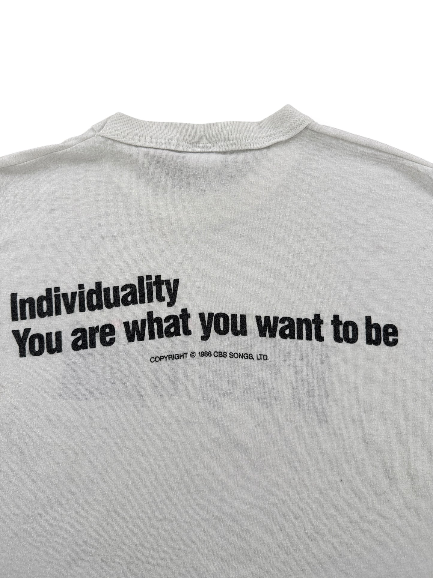 Back of Vintage John Hughes Pretty in Pink Tee SZ S