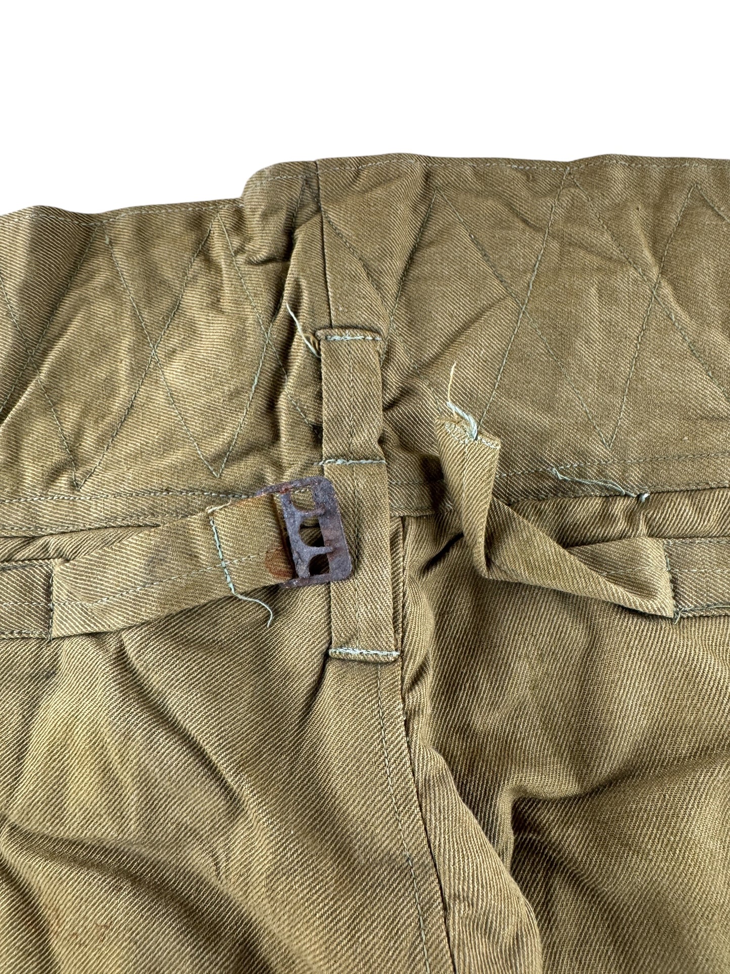 Buckle on Vintage Padded Military Buckleback Trousers W34