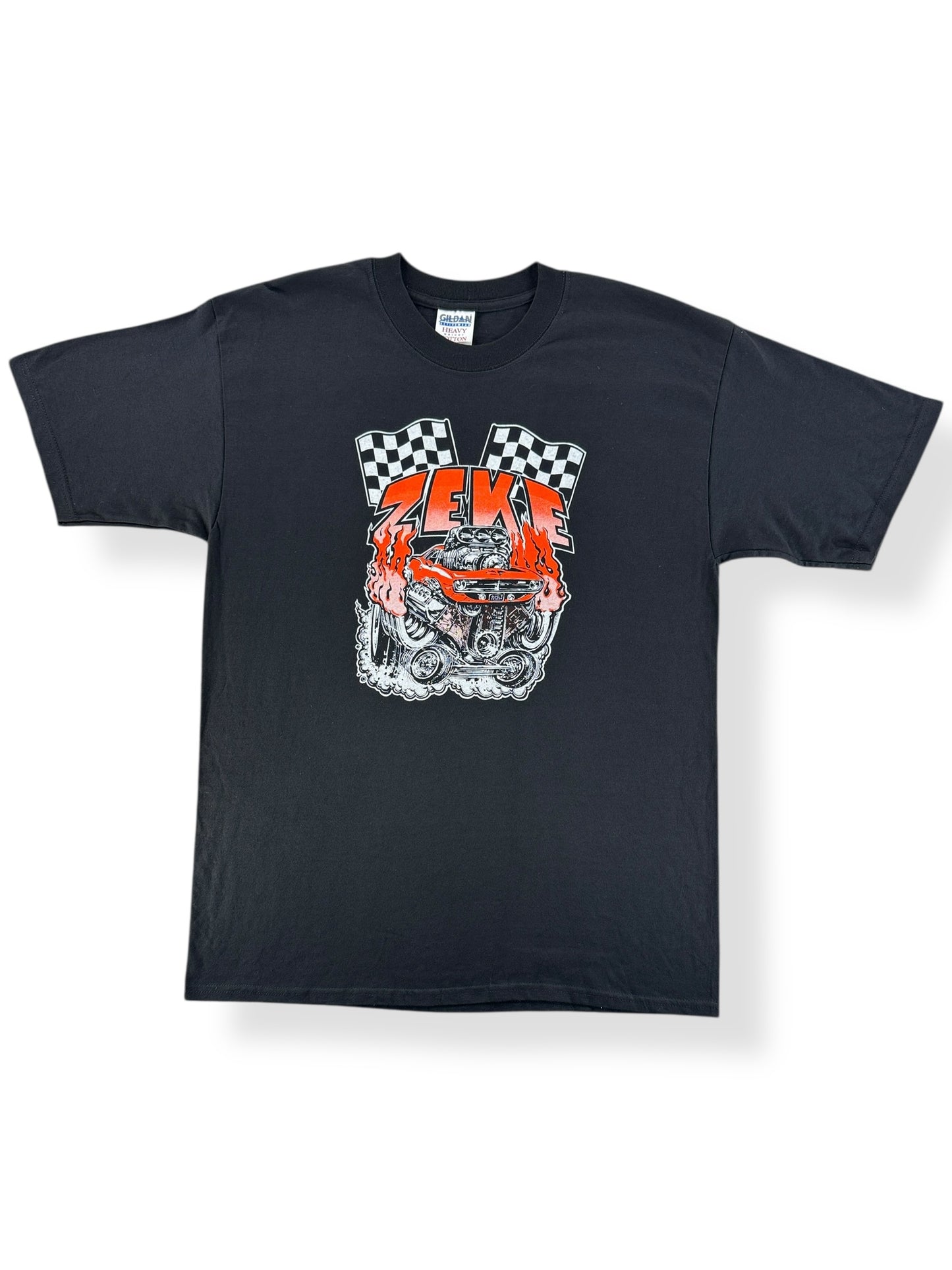 Front of Vintage Black Zeke Tee SZ L