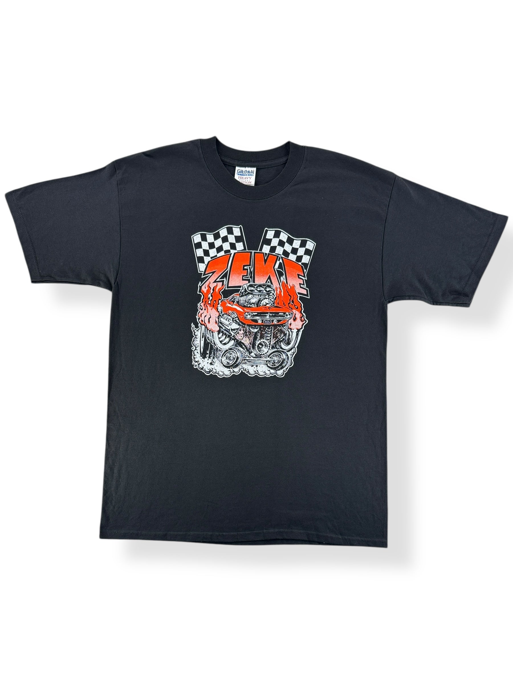 Front of Vintage Black Zeke Tee SZ L