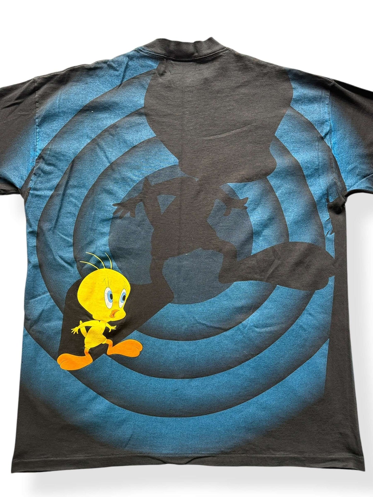 Back Close Up of Vintage Tweety Bird Spotlight All Over Print SZ XL