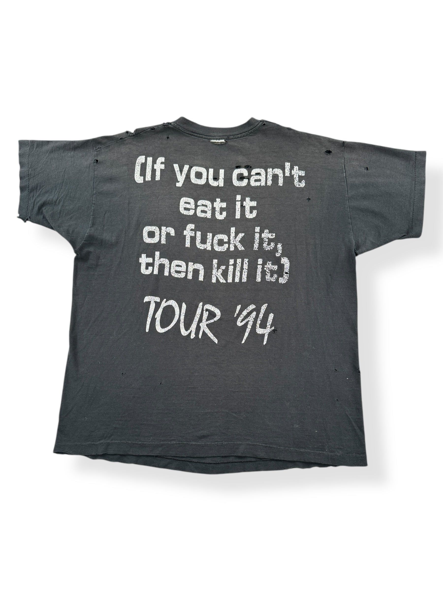 Back of Vintage Dogs of Pleasure Band Tee SZ XL