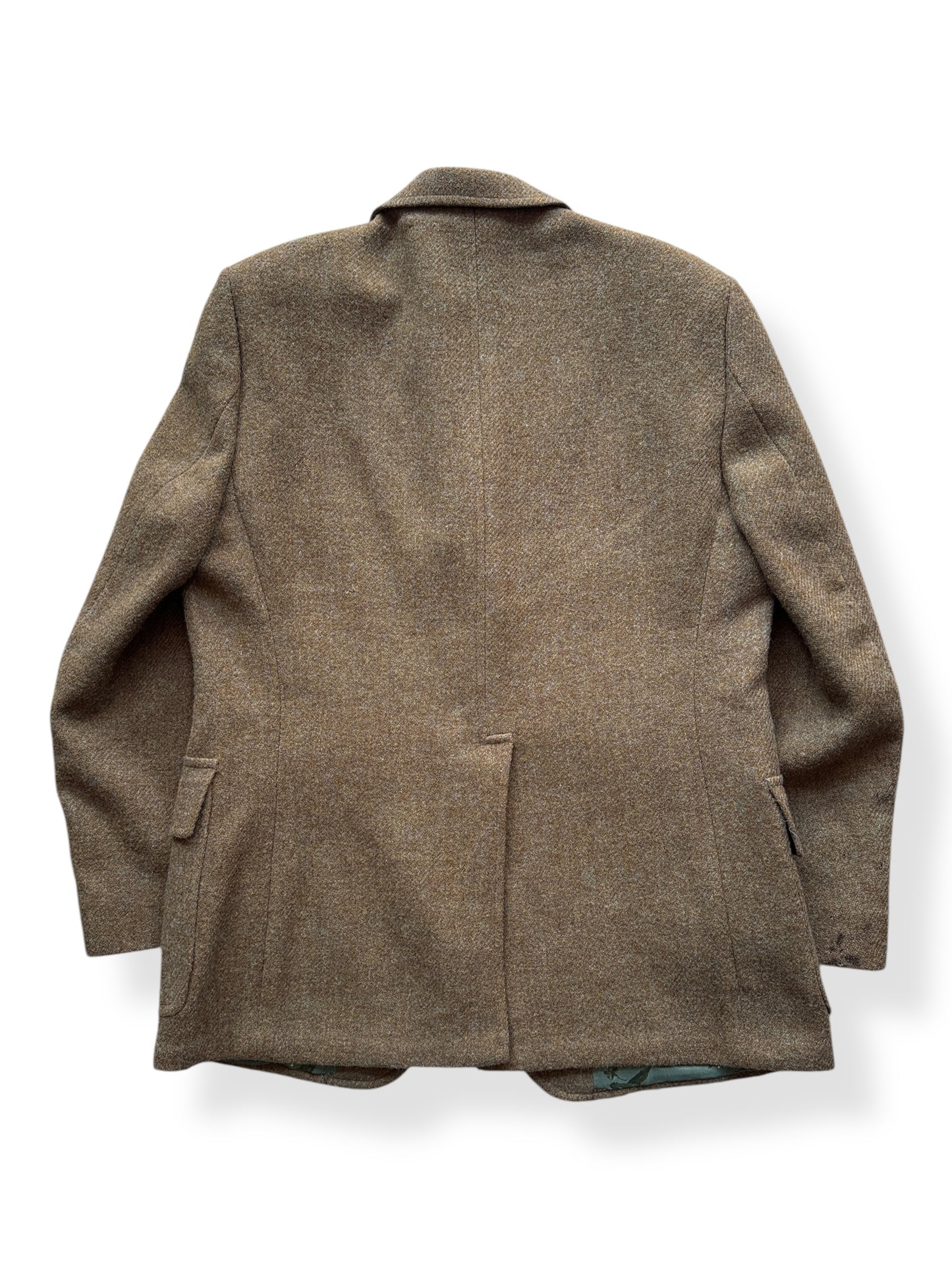 Back of Eddie Bauer Harris Tweed Sportcoat SZ L