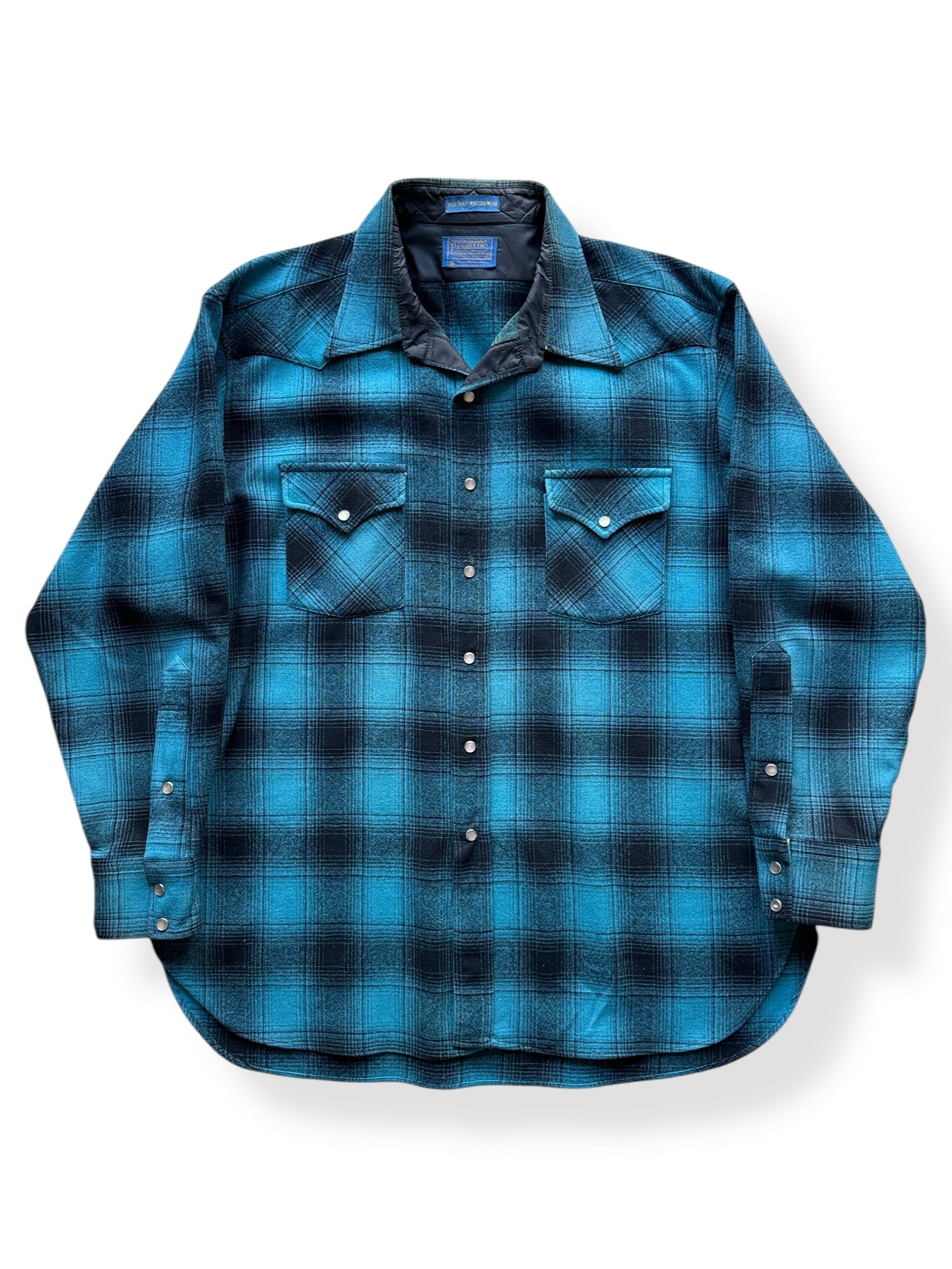 Chemise Pendleton vintage homme moyen laine perle snap haute qualité Chemise Pendleton vintage homme moyen laine perle snap haute qualité