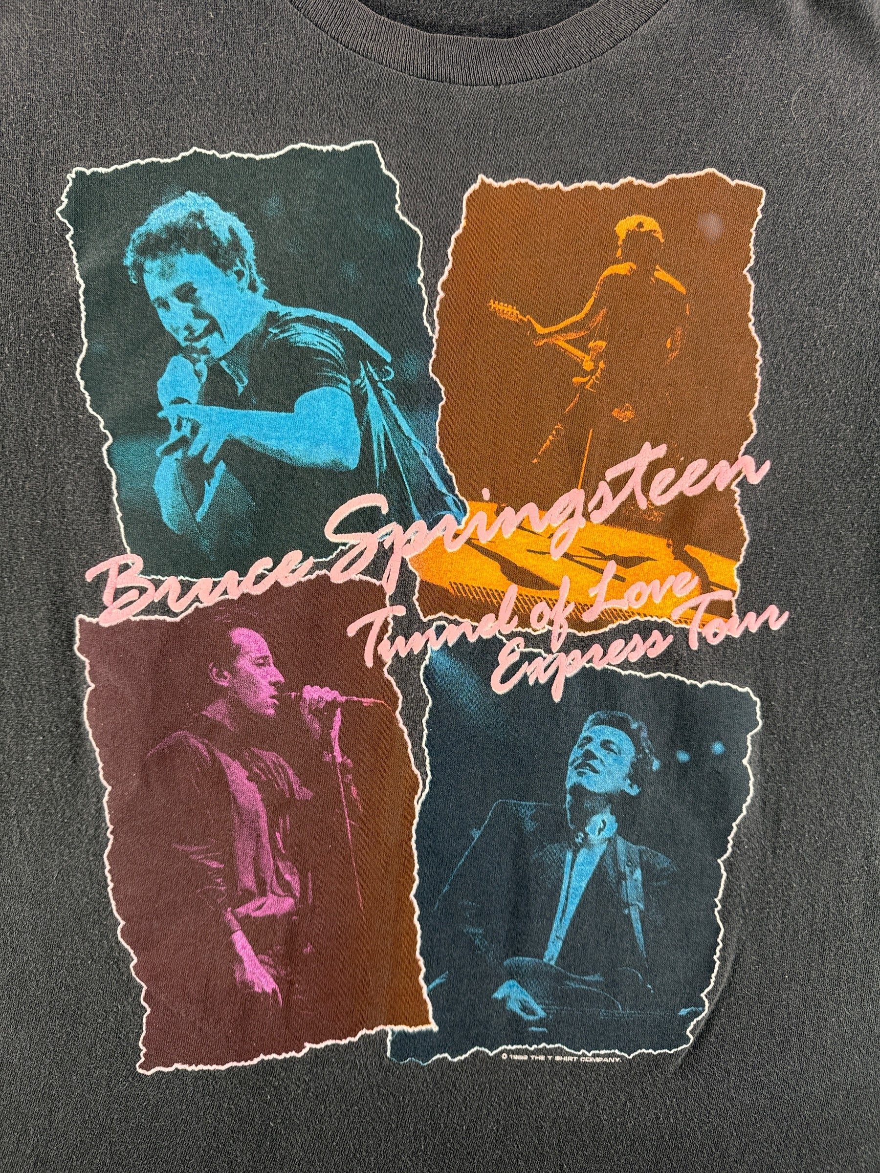 Front Graphic of 88 Springsteen Tour Tee SZ M