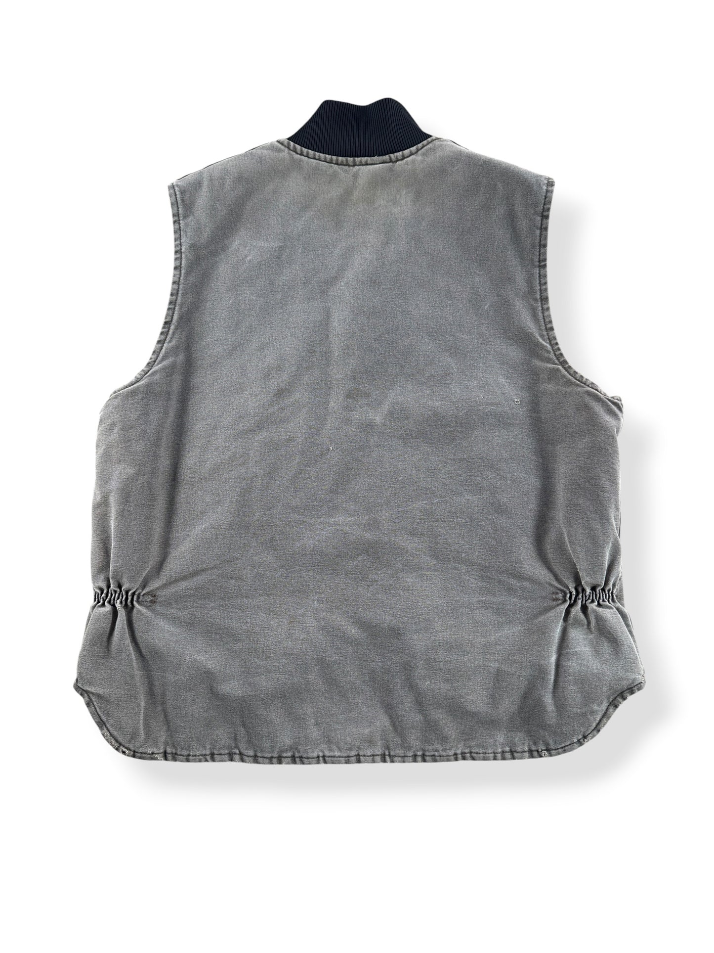 Back of Vintage Thrashed Carhartt Vest SZ XL