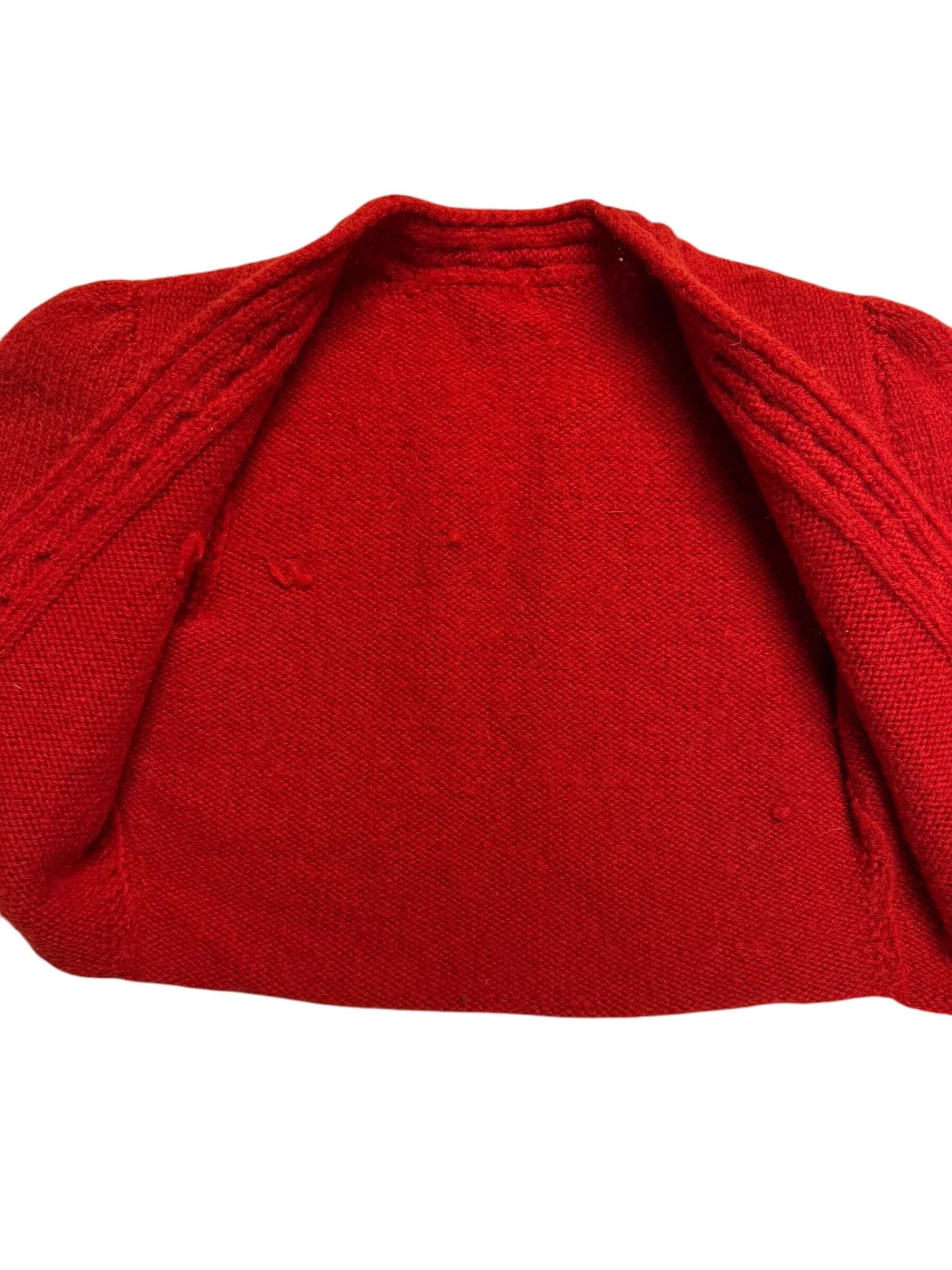 open view of Vintage Handmade Short Sleeve Cardigan S