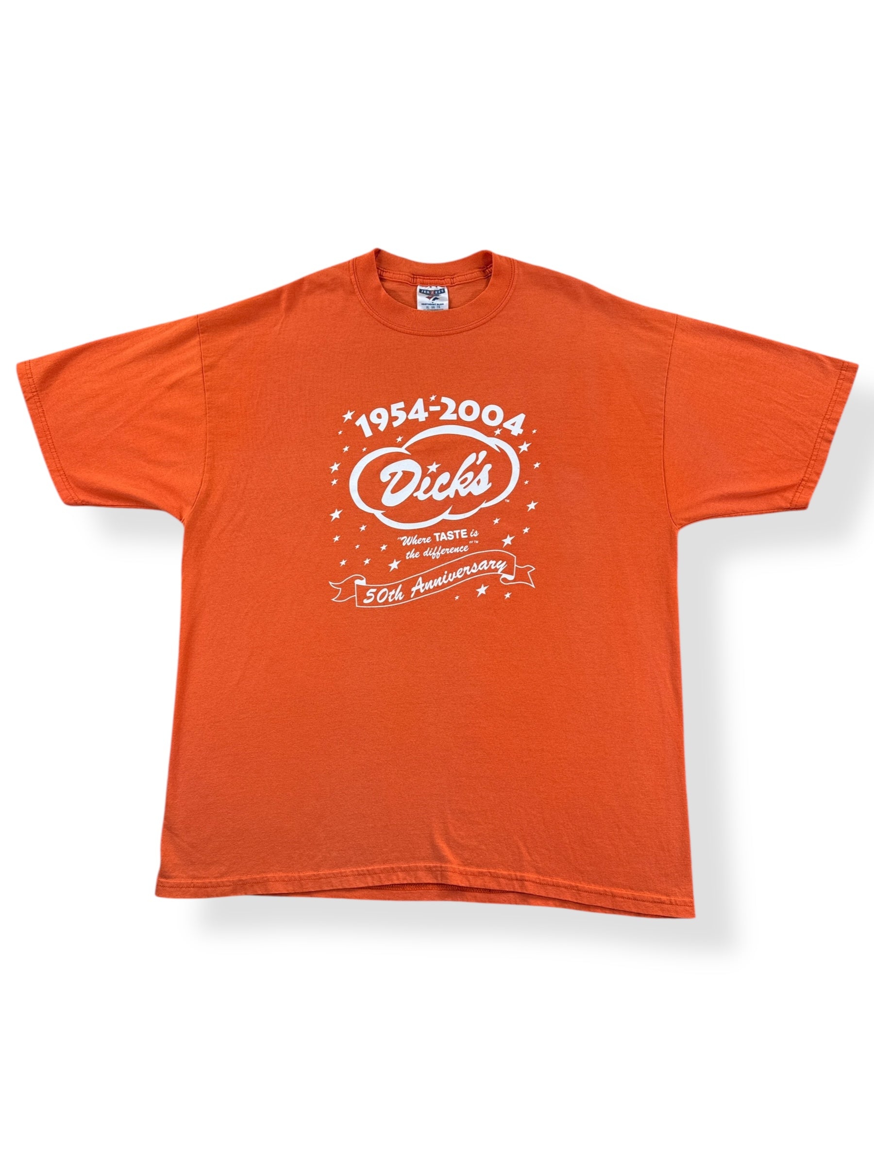 Front of Vintage Faded Dick's 50th Anniversary Tee SZ XL