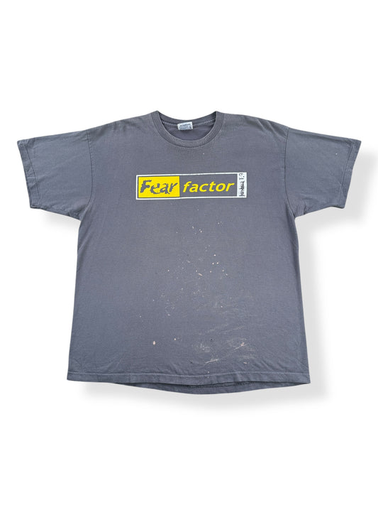 Front of Vintage Fear Factor Tee SZ L AS IS