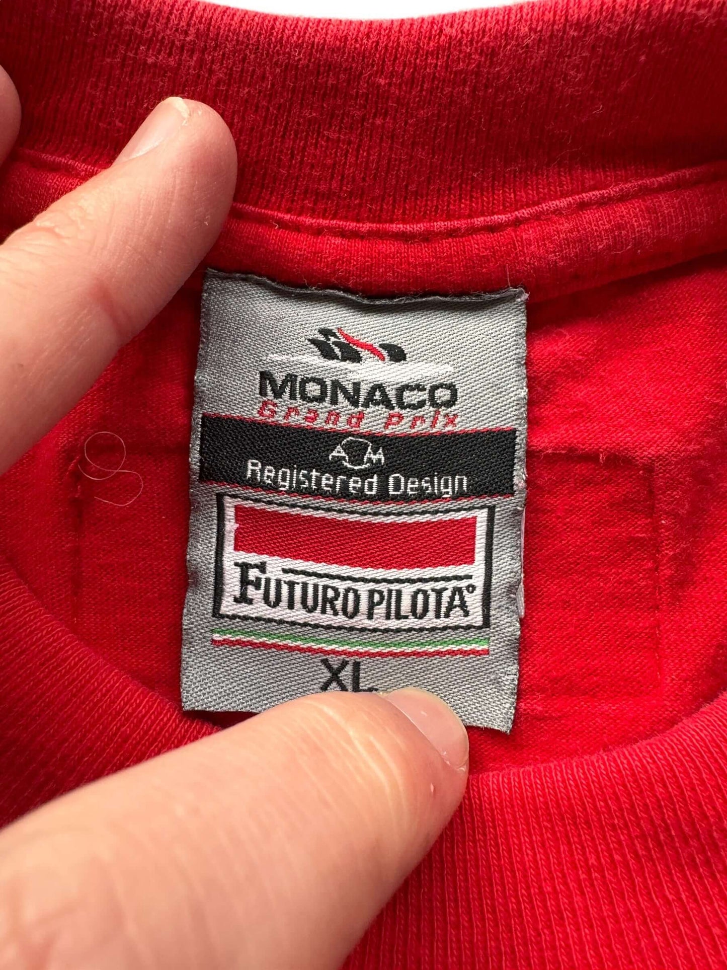 Tag 1 of Vintage Monaco Grand Prix Racing Tee SZ XL