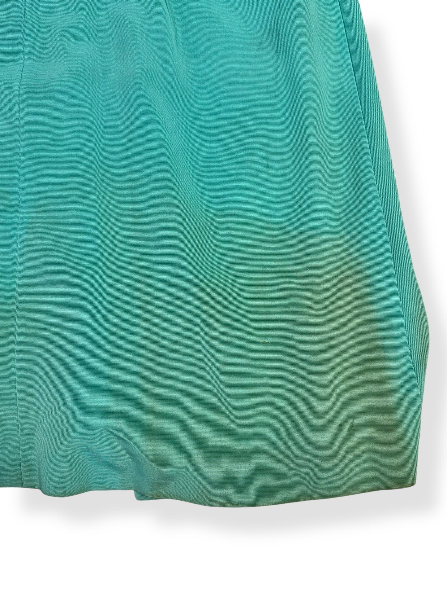 Back right side of 1940s Mint Grosgrain Cocktail Coat L-XL