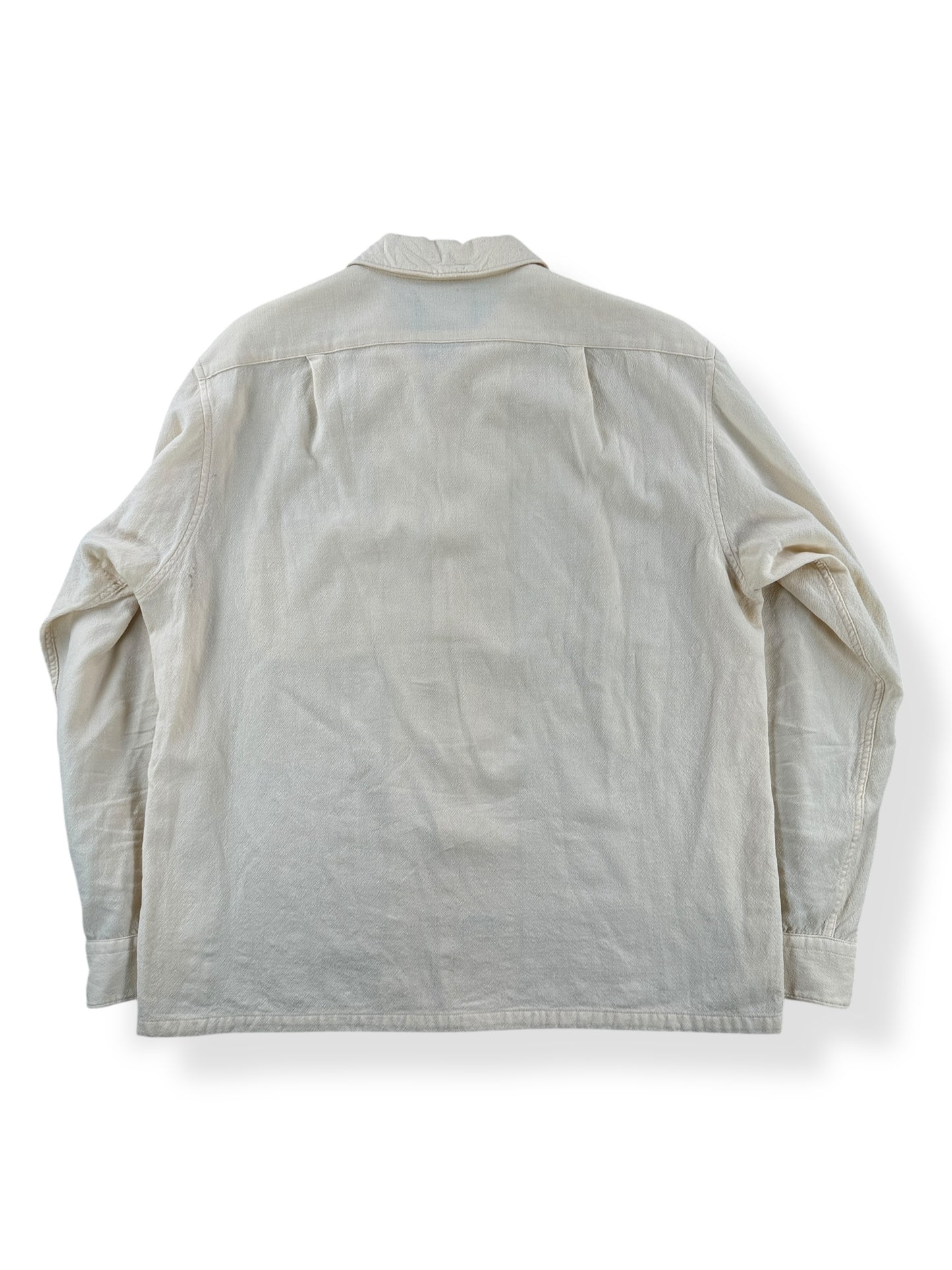Back of Vintage 50s/60s Sir Pendleton Loop Collar Shirt SZ L