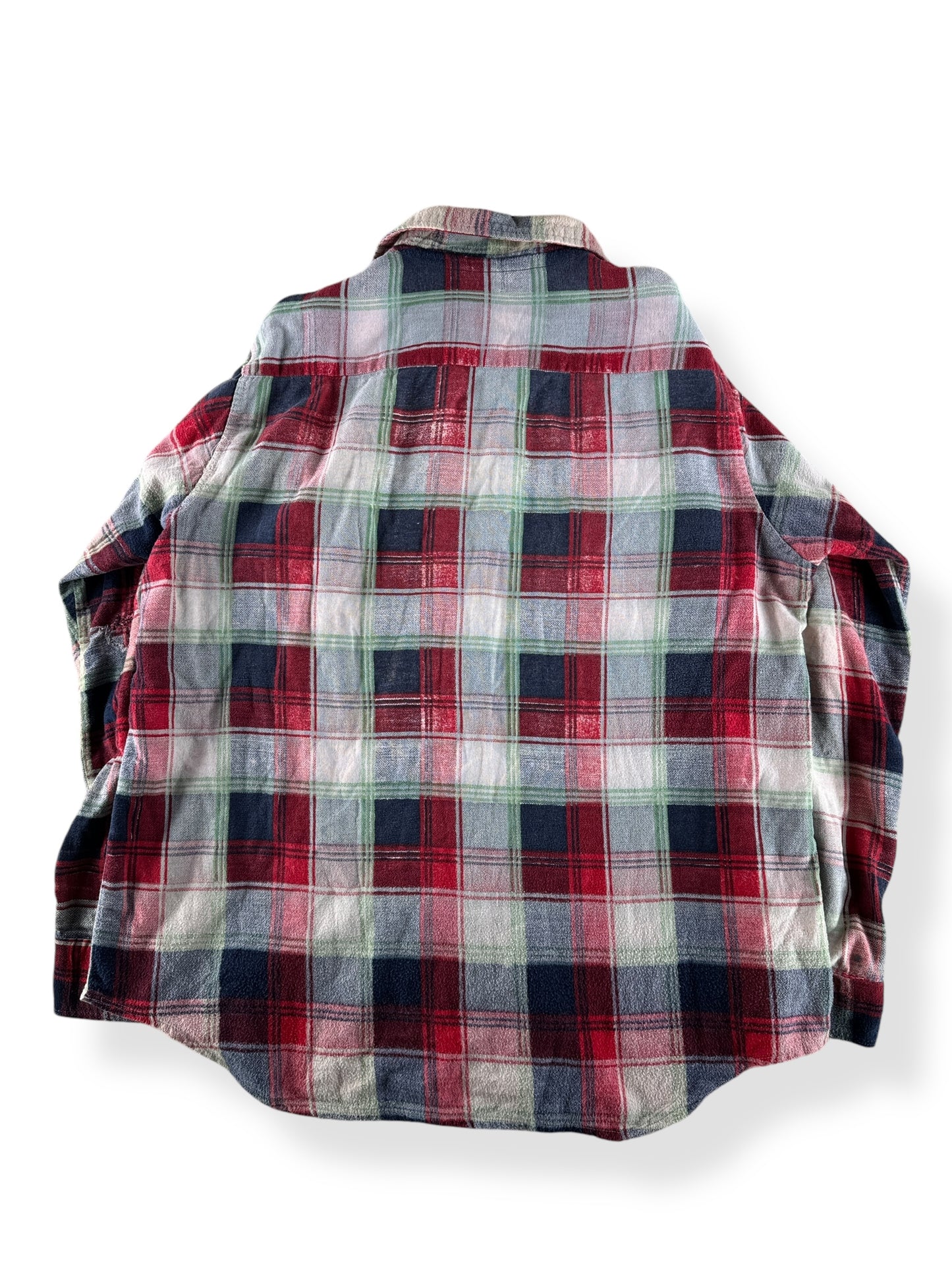 Back of Vintage Fleetline Thrasher Cotton Flannel SZ XL