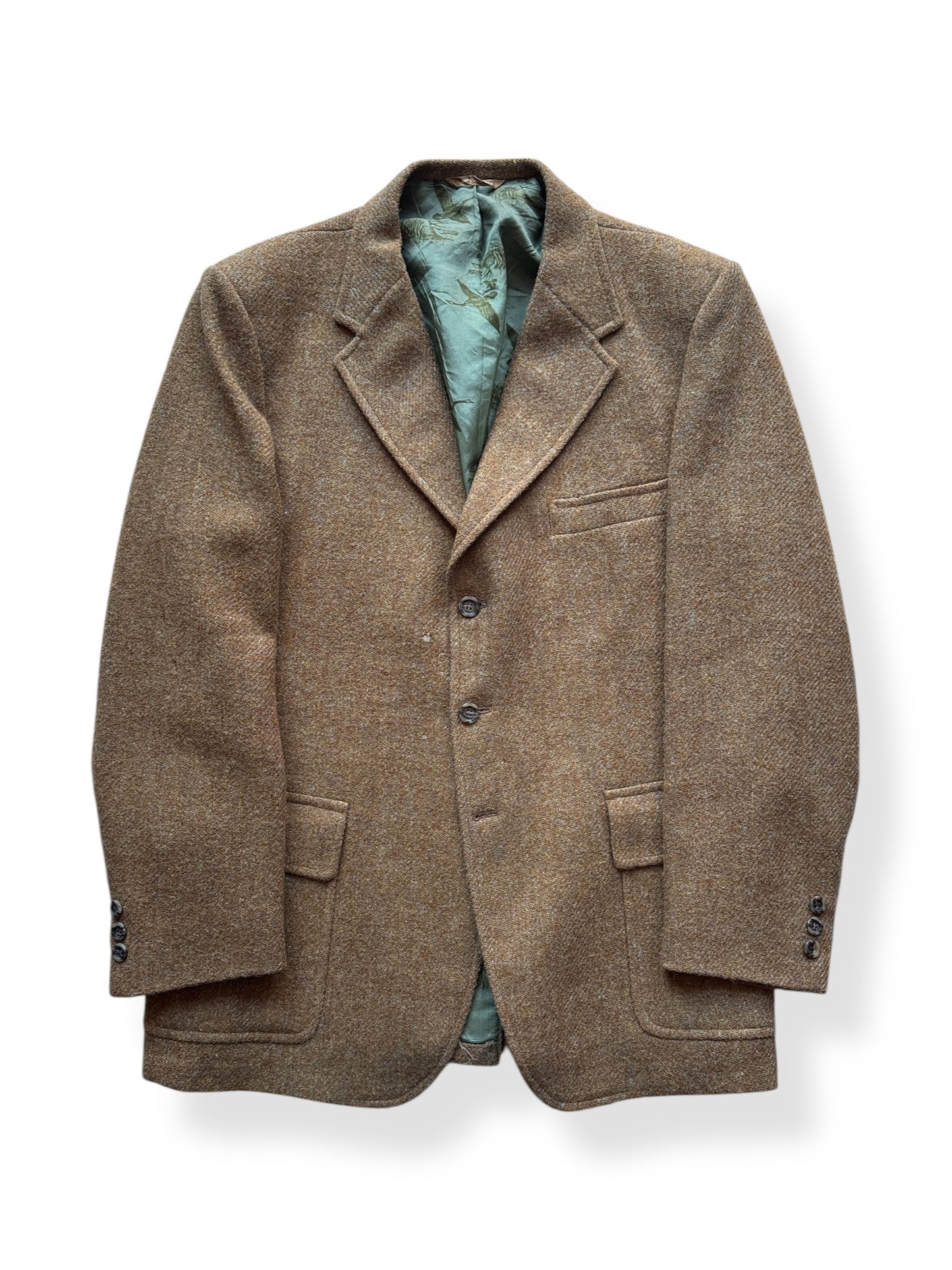 Front of Eddie Bauer Harris Tweed Sportcoat SZ L