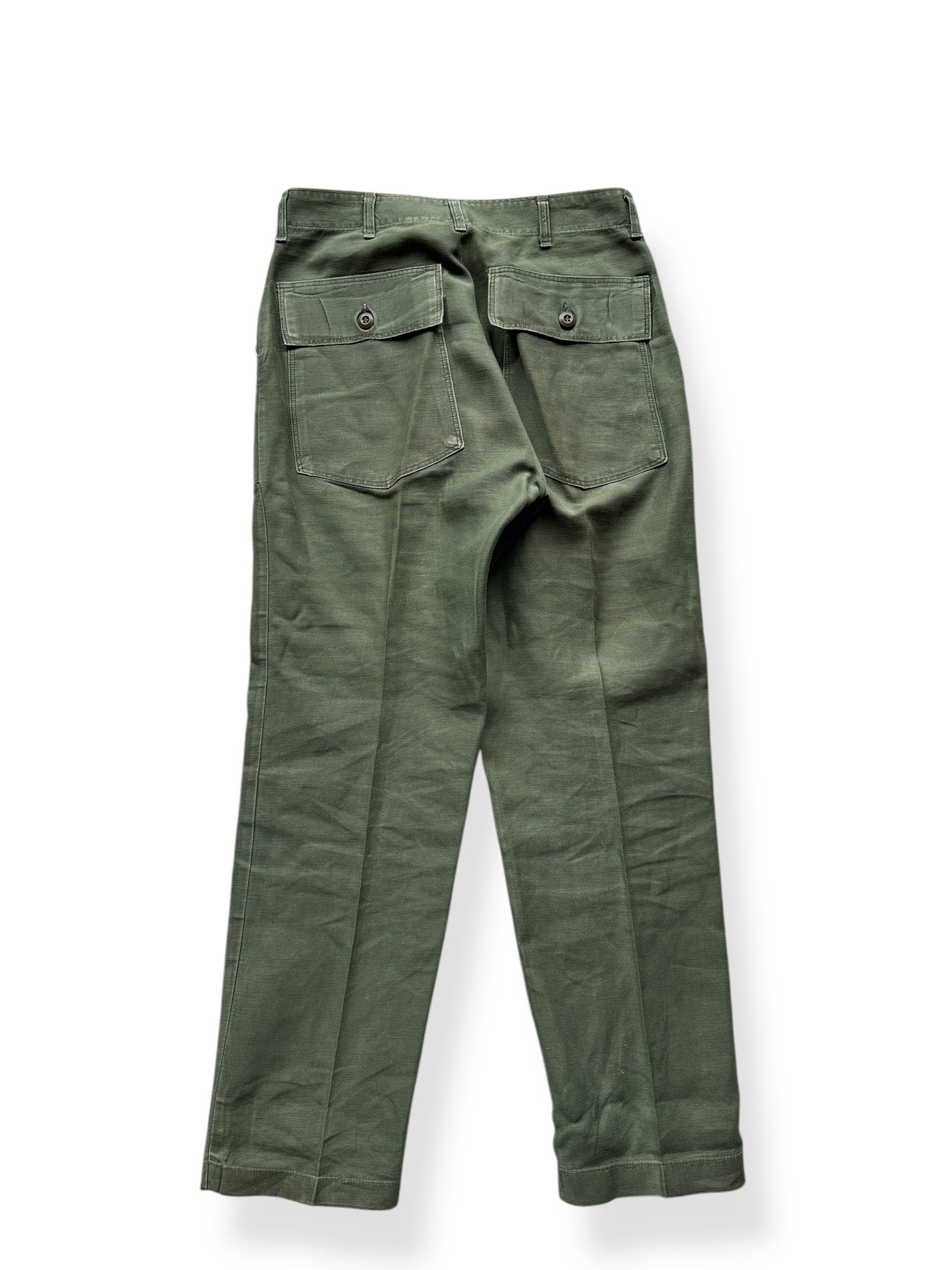 Back of OG 107 Trousers Zipper Fly W30
