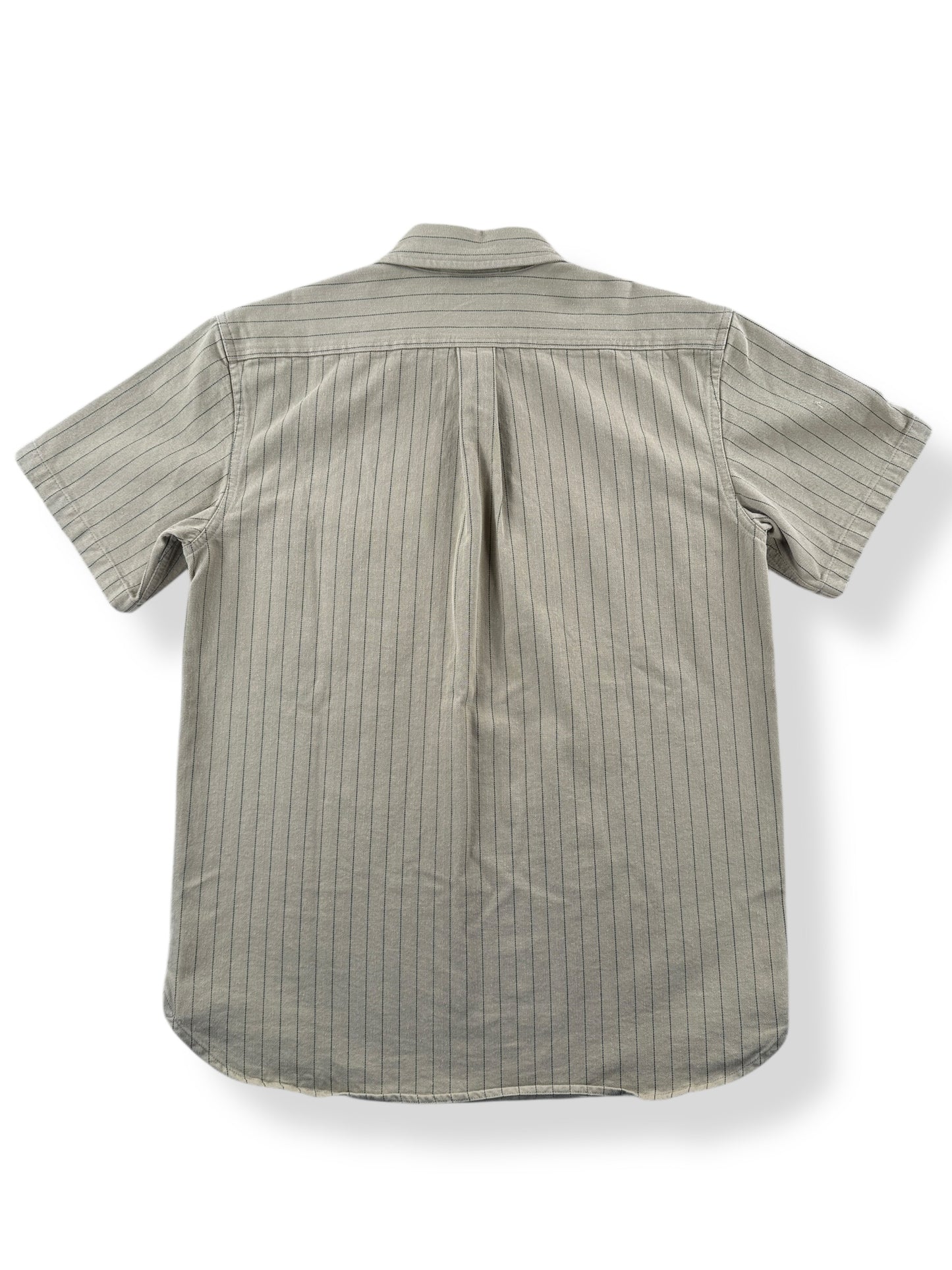 Back of Filson Quarter Zip Work Shirt SZ S