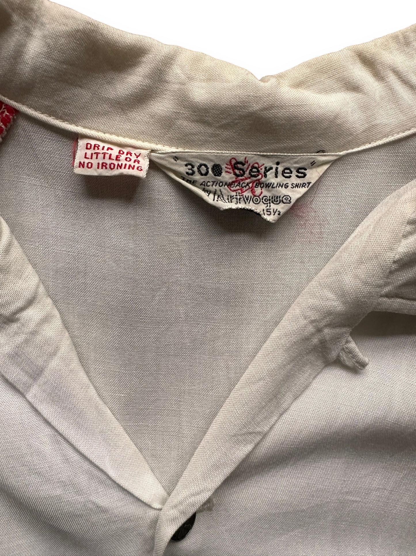 tag on Vintage U Save Oil Chainstitched Rayon Bowling Shirt SZ M | Vintage Bowling Shirt Seattle | Barn Owl Vintage Seattle