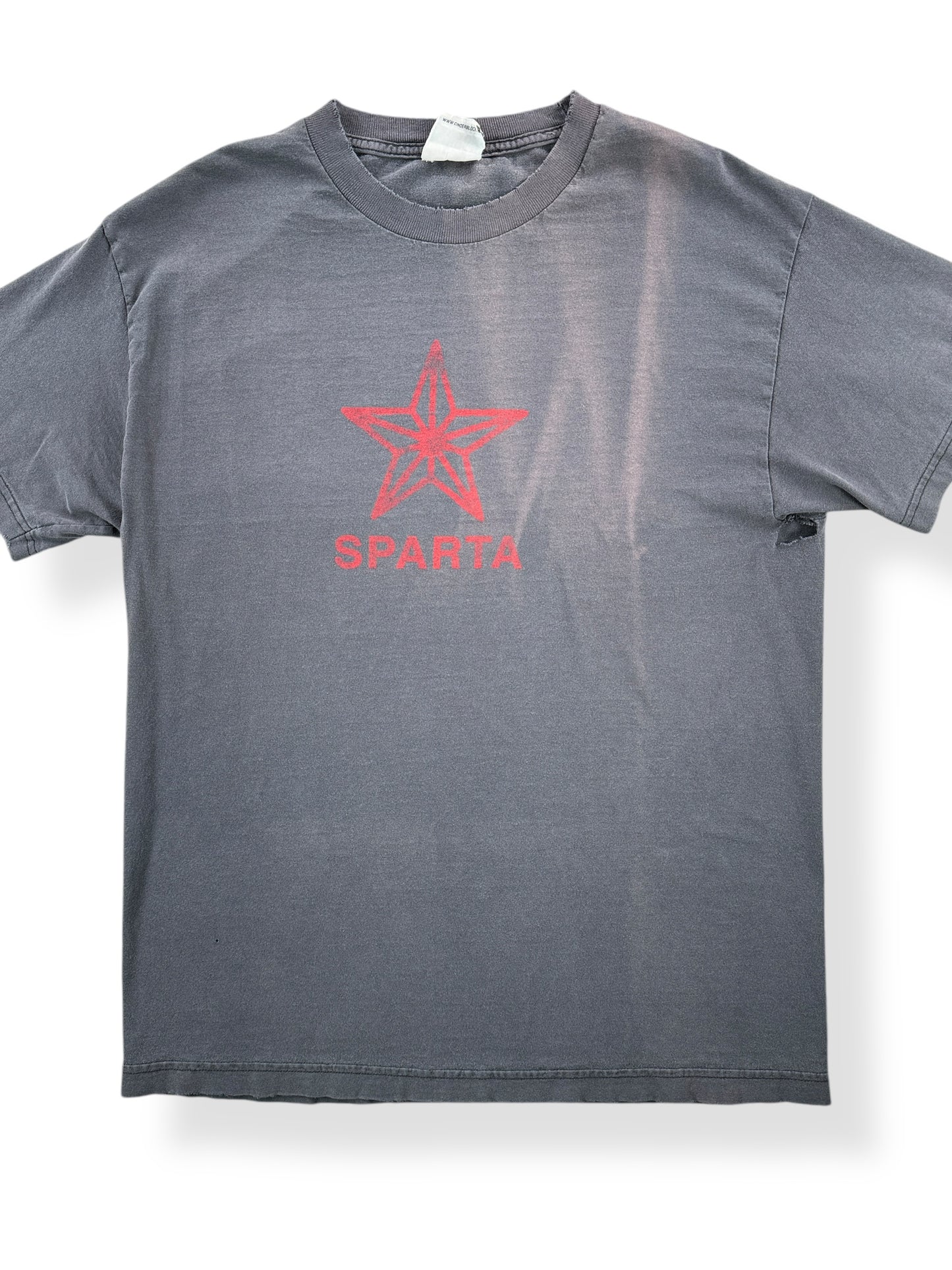 Front Close Up of Vintage Sparta ATDI Faded Band Tee SZ M