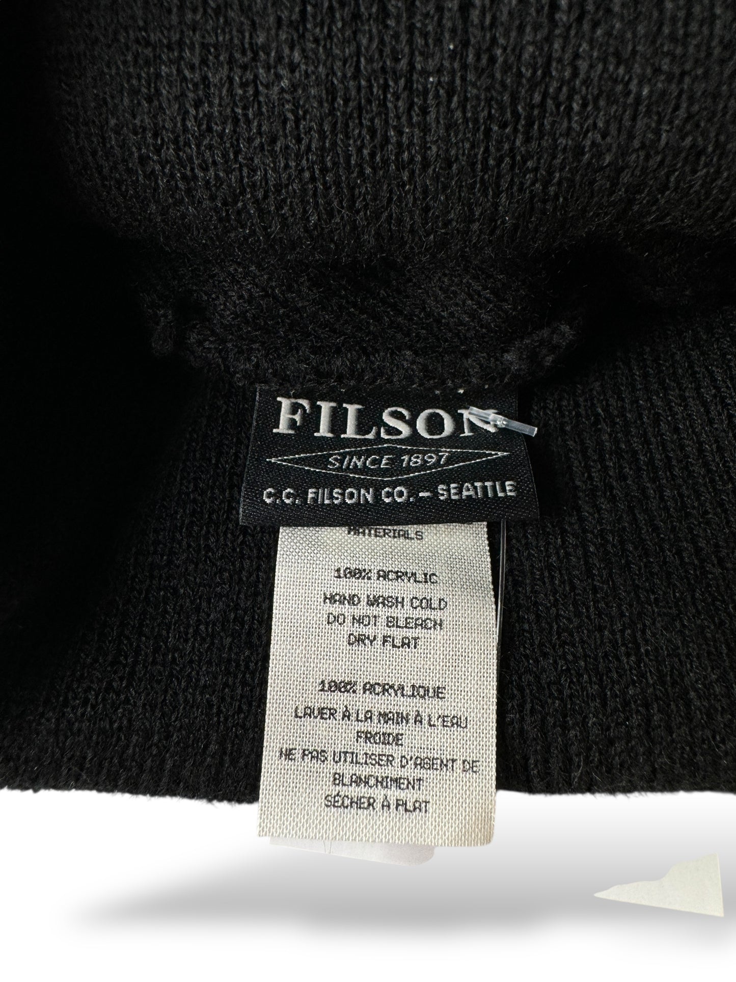 Label on Modern Filson Kraken Beanie OS