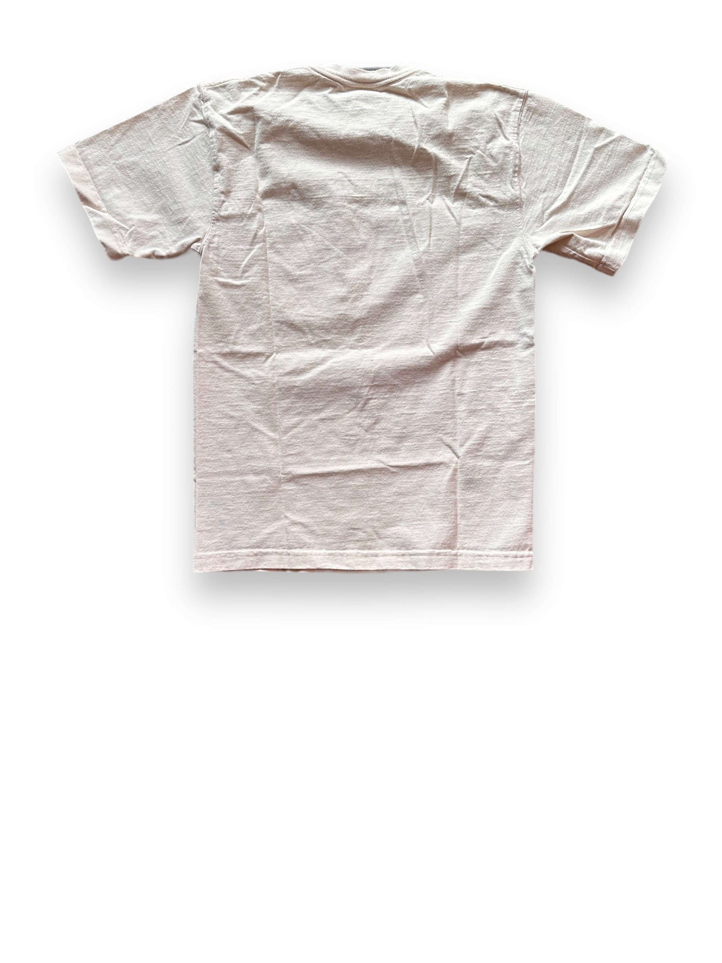 Rear View of White Filson Loopwheel Heavyweight Cotton Pocket Tee SZ S | Barn Owl Vintage Goods | Vintage Filson Workwear Seattle