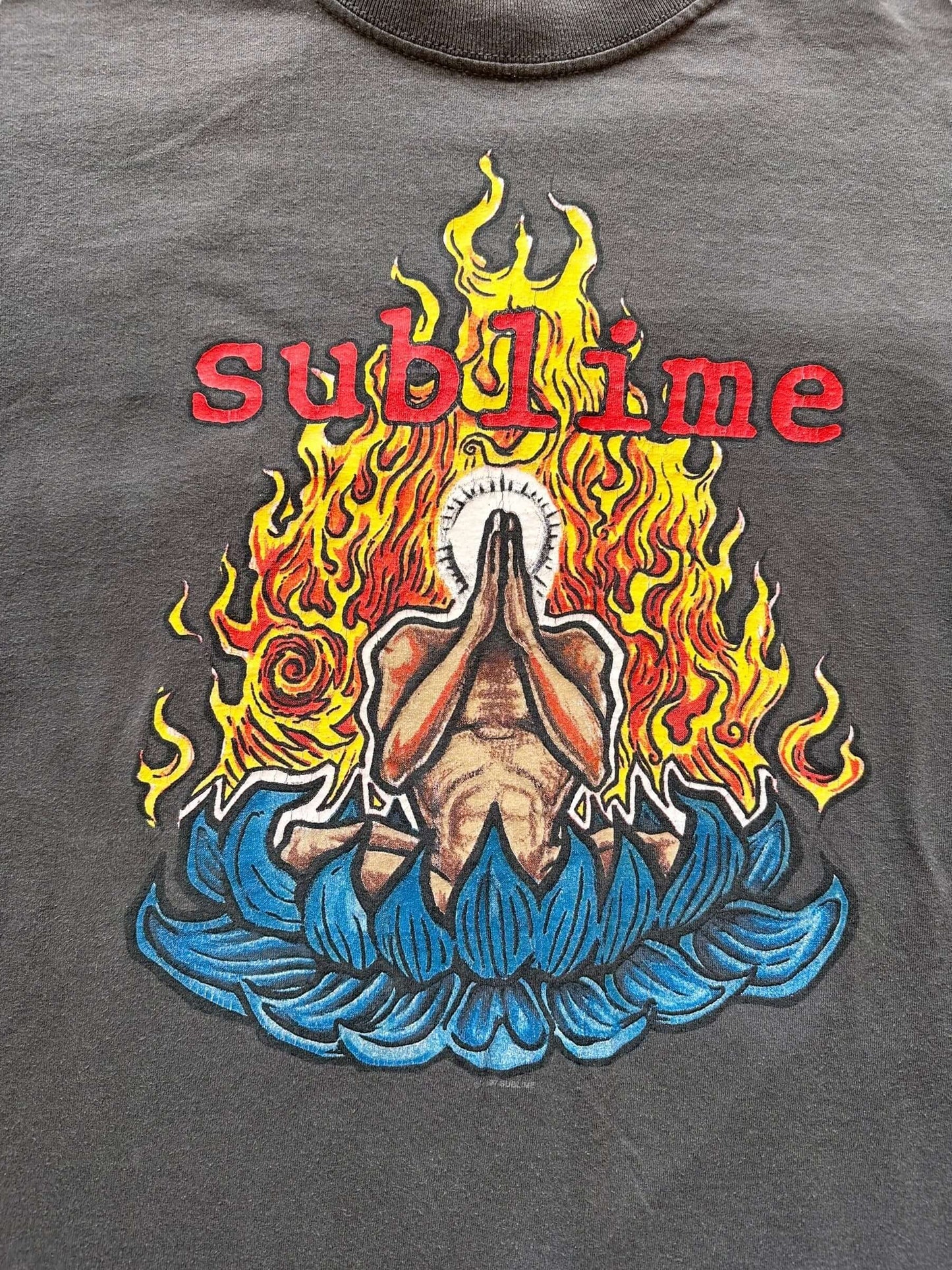 front graphic of Vintage 90s Sublime Band Tee Shirt SZ L
