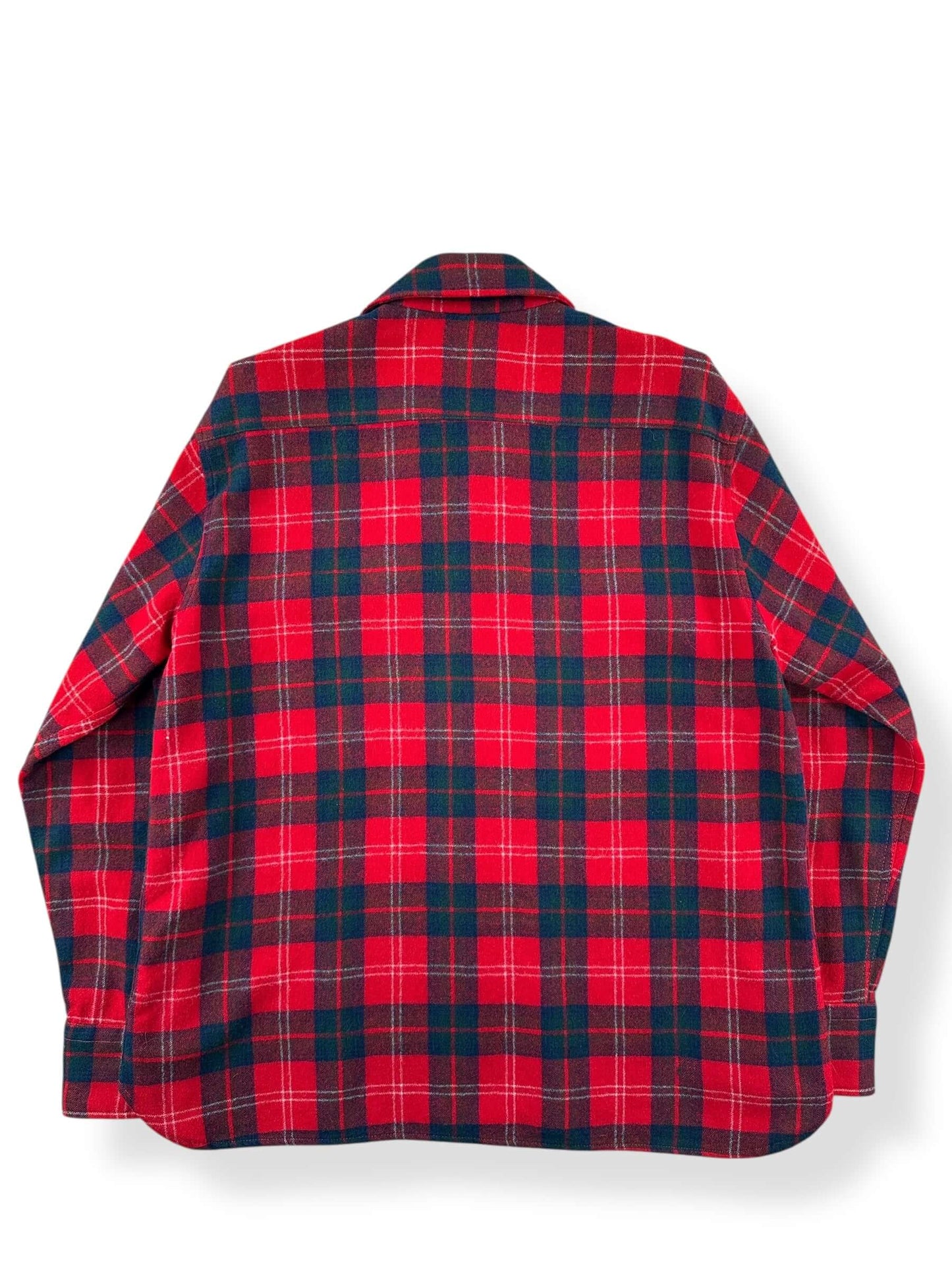 Back of Vintage Sears Kingroad Wool Board Shirt SZ L