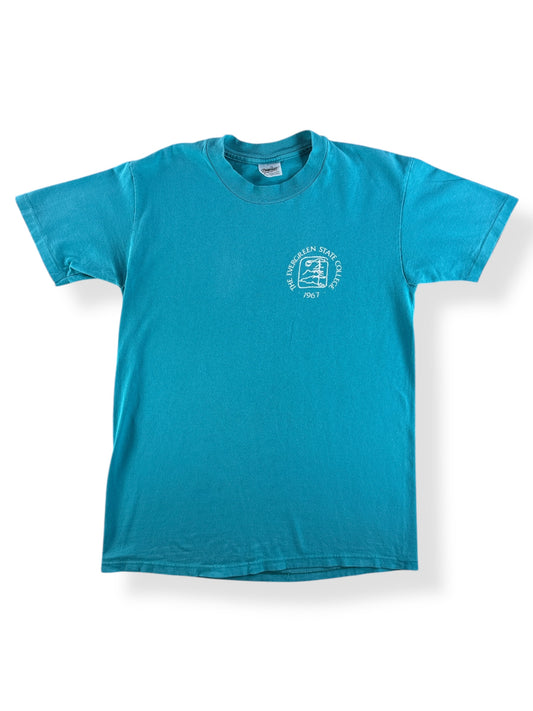 Front of Vintage Evergreen State College Tee SZ S