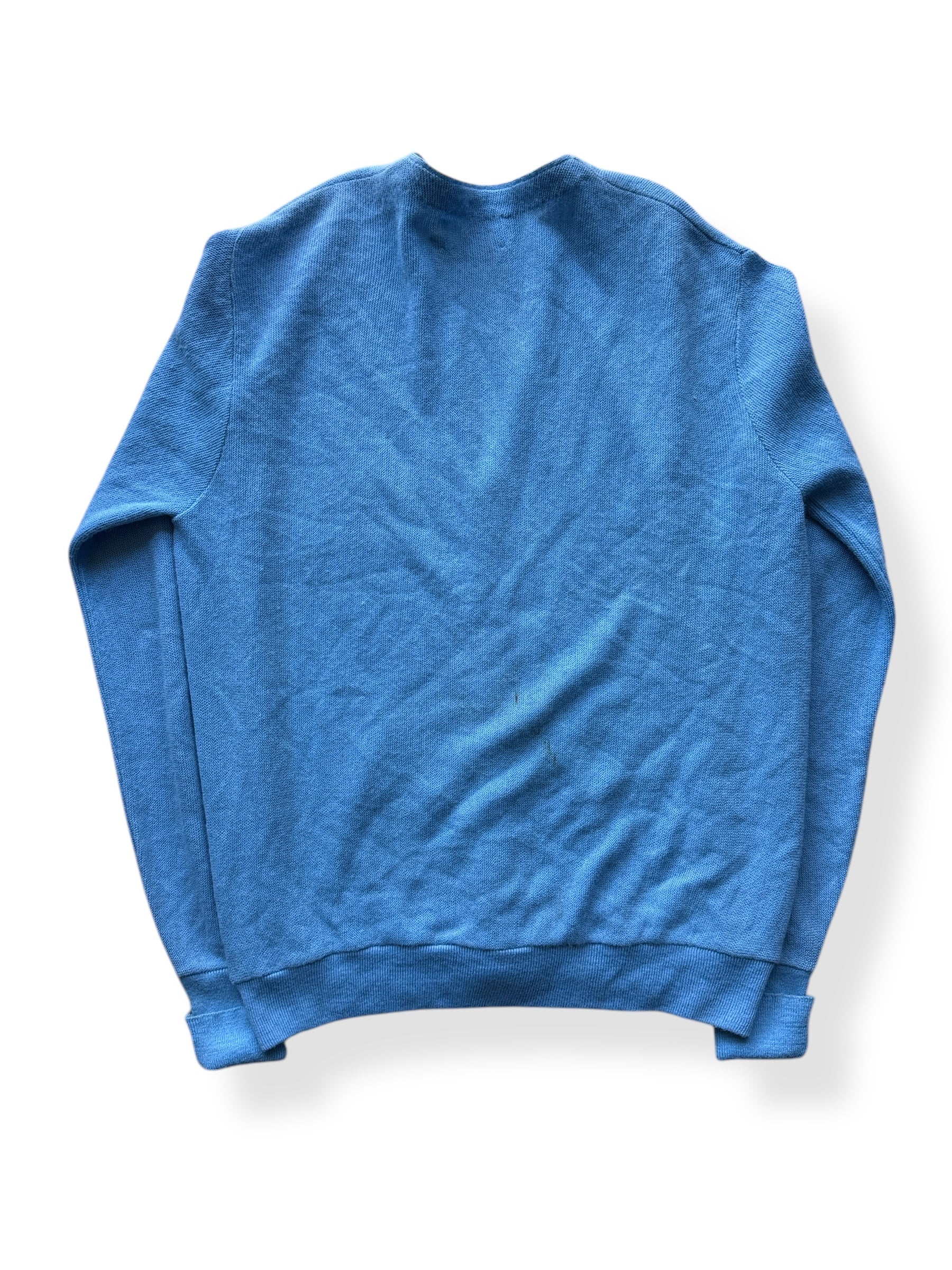 Back of Knitting Mill Blue Cardigan SZ XL