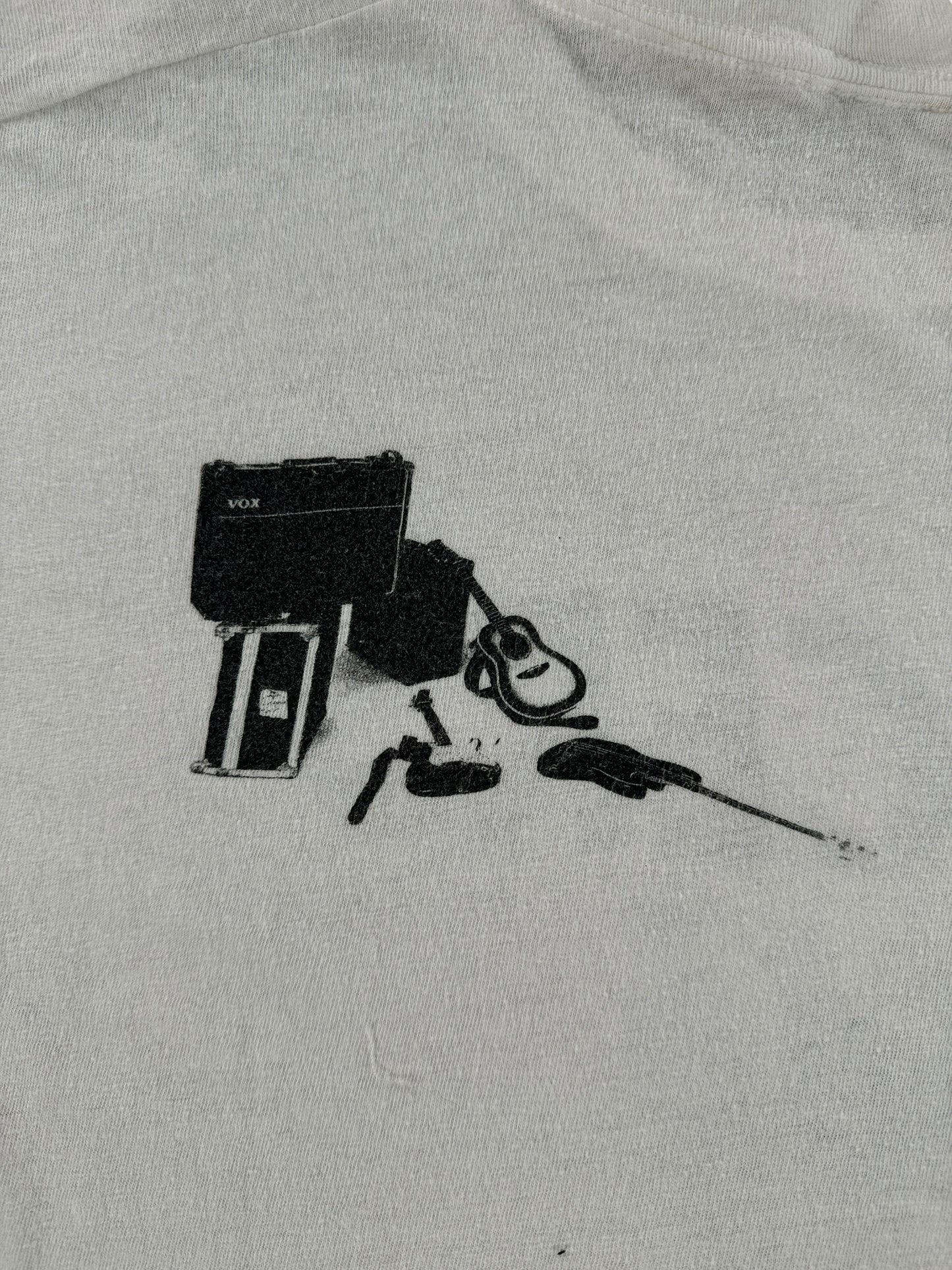 Back Graphic of Vintage The Silencers Band Tee SZ XXL