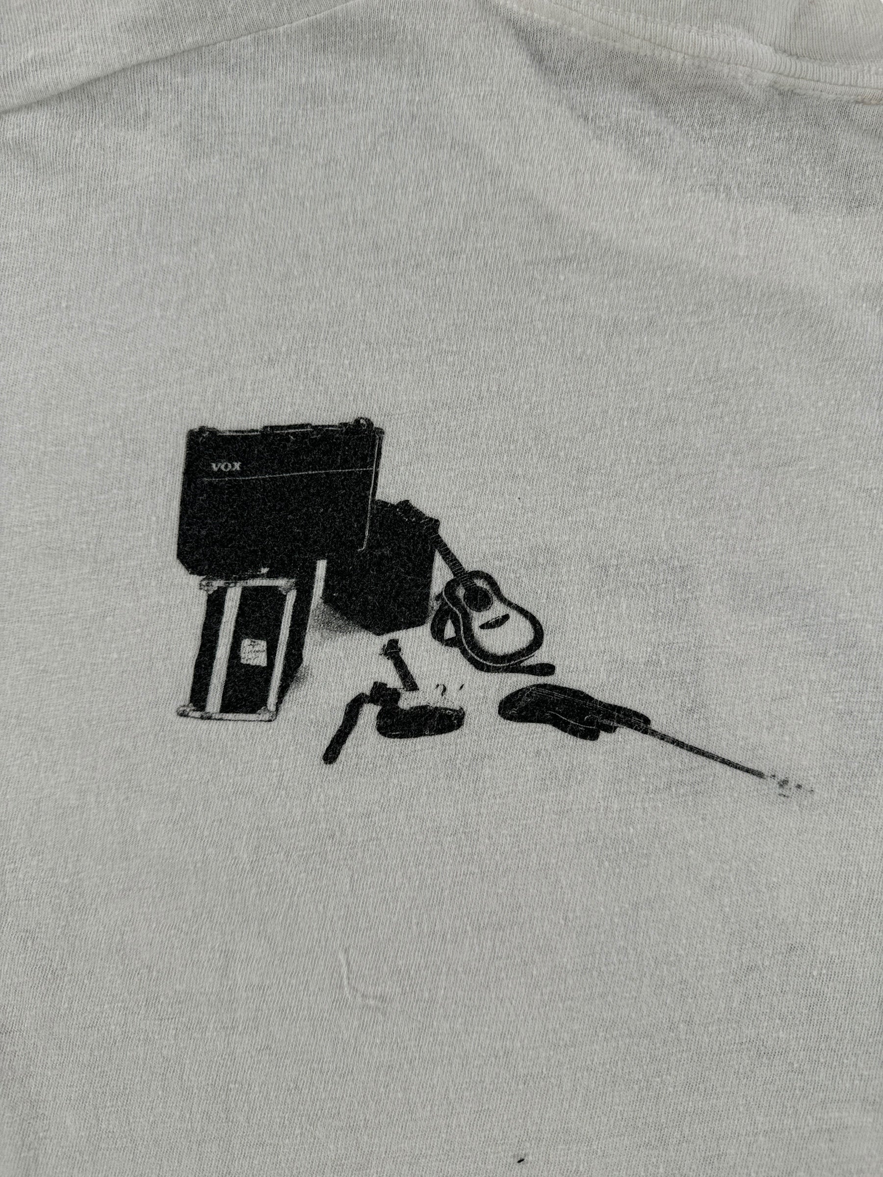 Back Graphic of Vintage The Silencers Band Tee SZ XXL